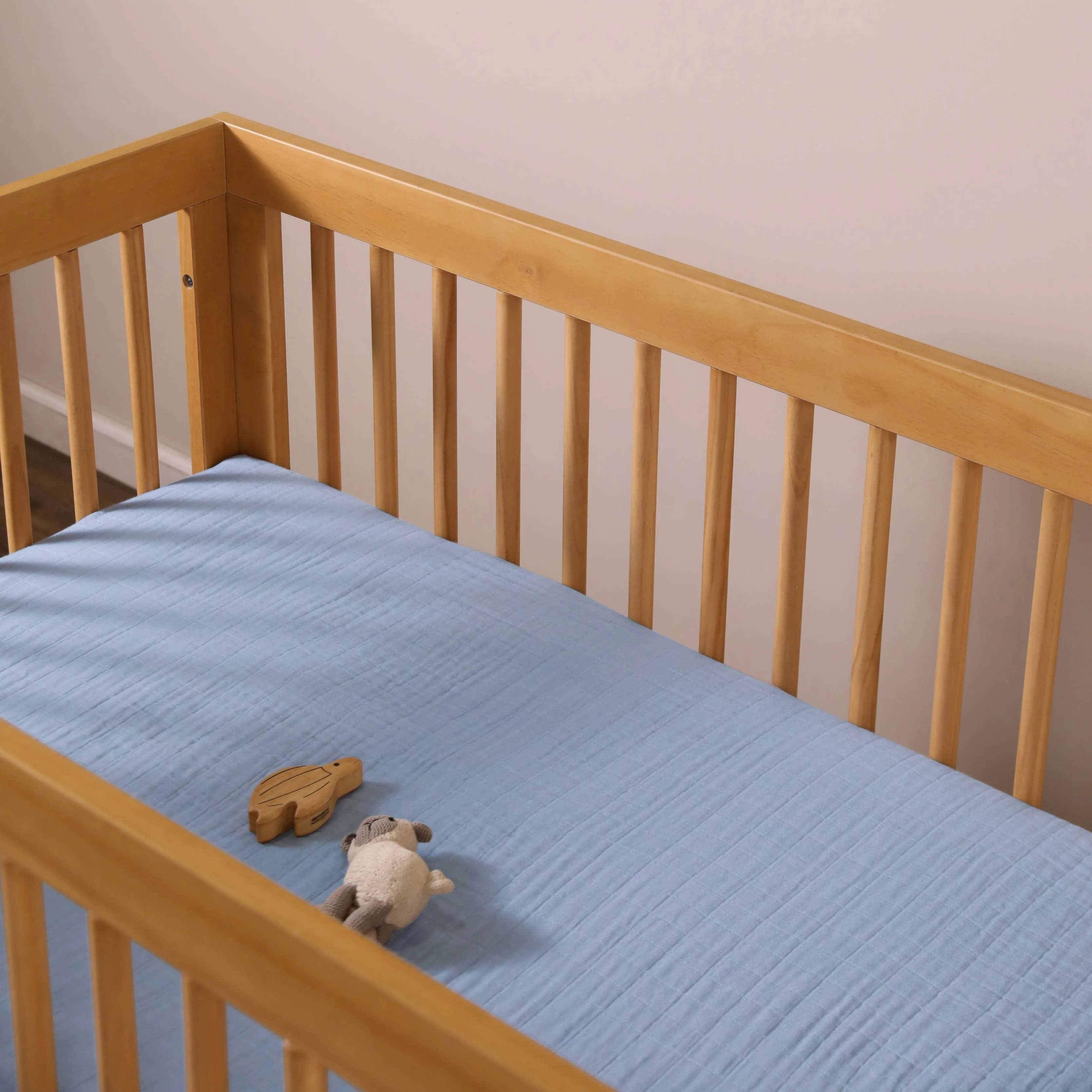 Babyletto Crib Sheet in GOTS Certified Organic Muslin Cotton - Image 24