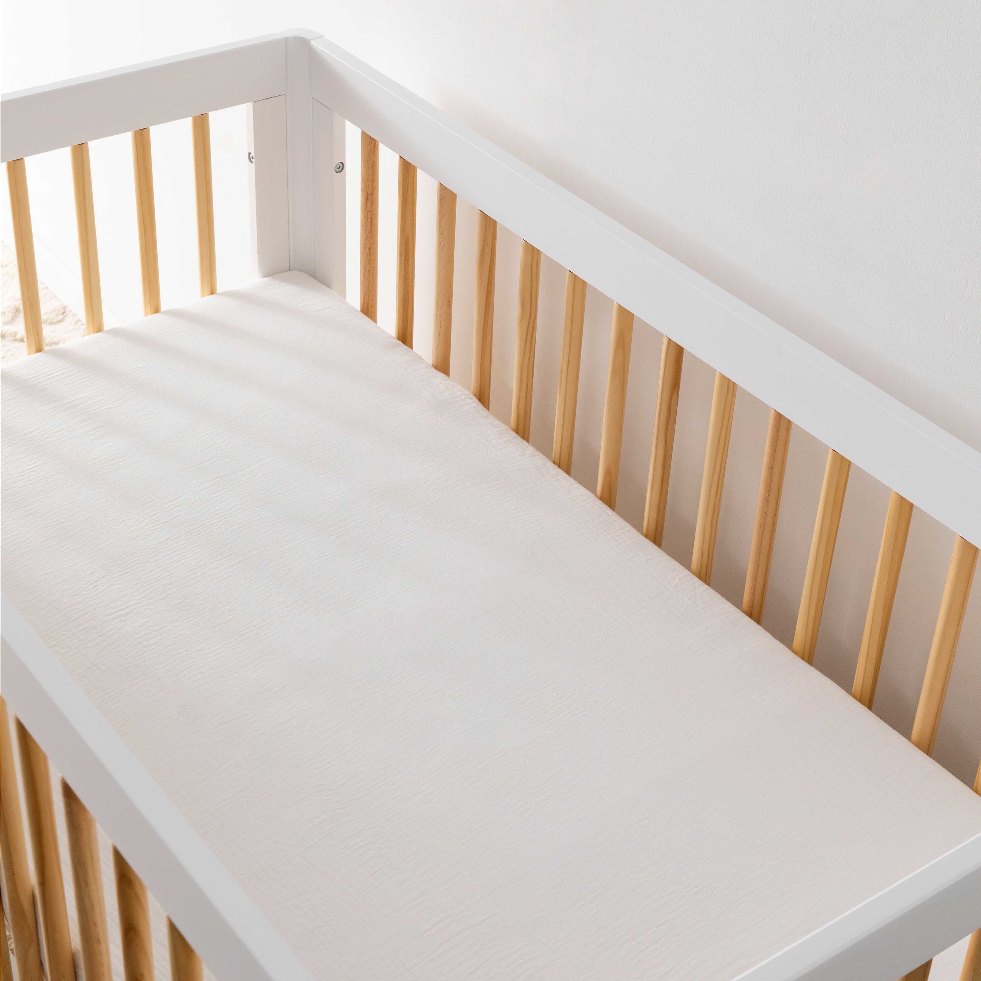 Babyletto Crib Sheet in GOTS Certified Organic Muslin Cotton - Image 38