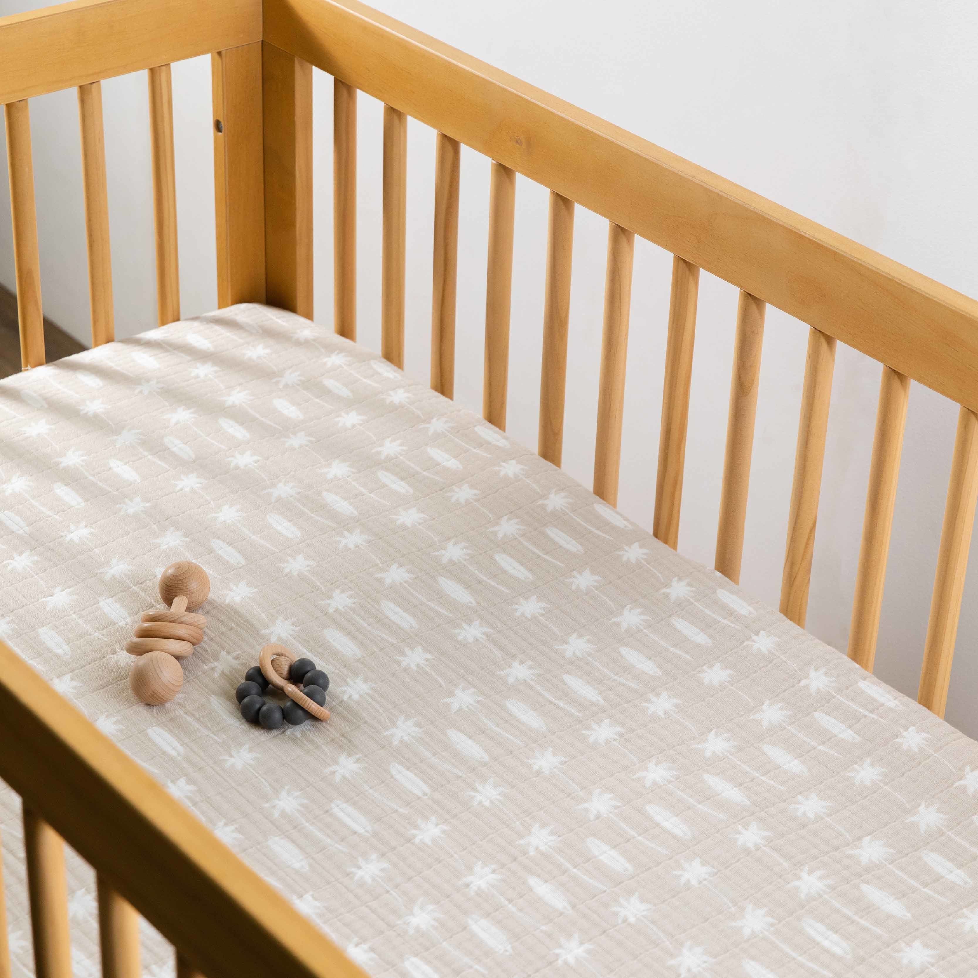 Babyletto Crib Sheet in GOTS Certified Organic Muslin Cotton - Image 52