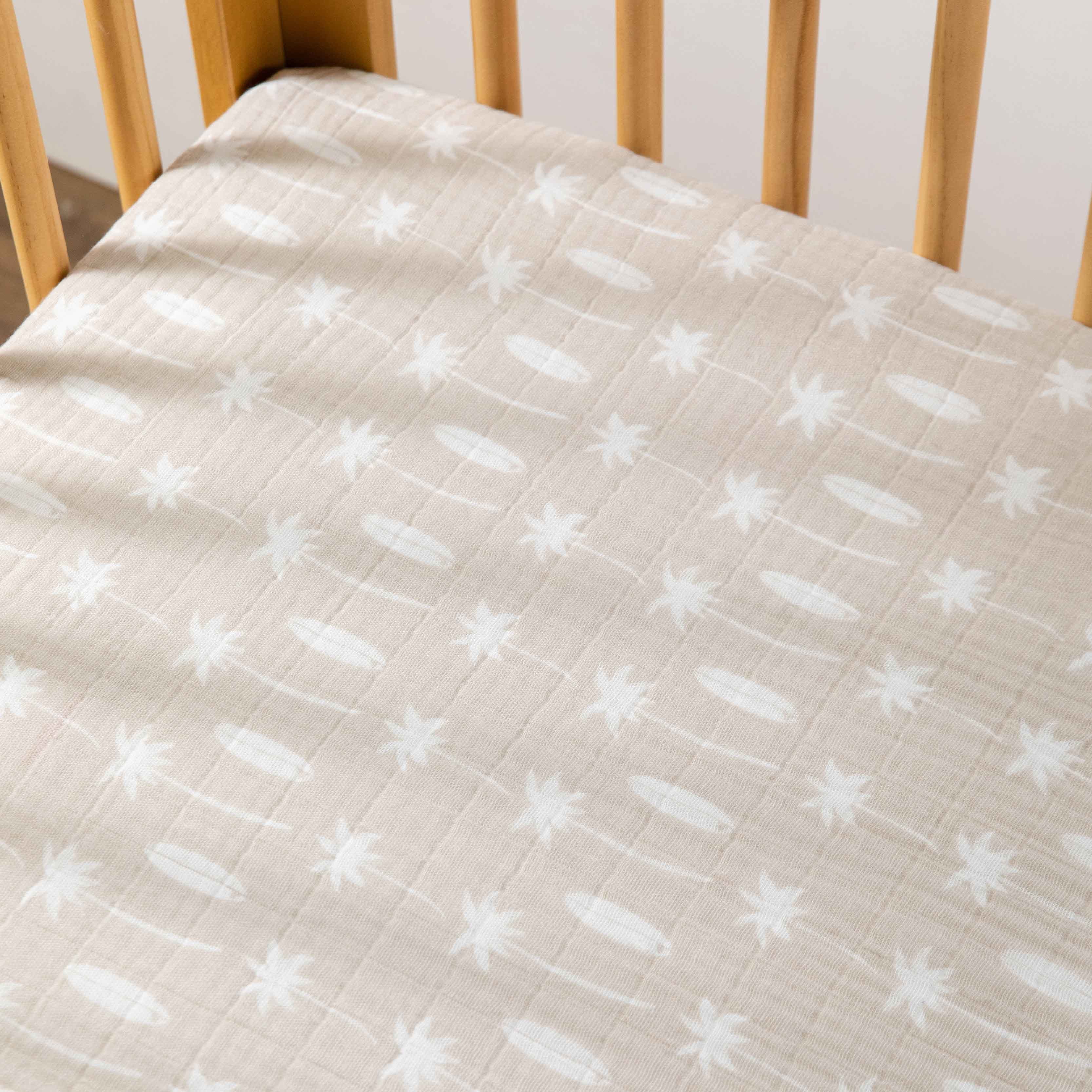 Babyletto Crib Sheet in GOTS Certified Organic Muslin Cotton - Image 53