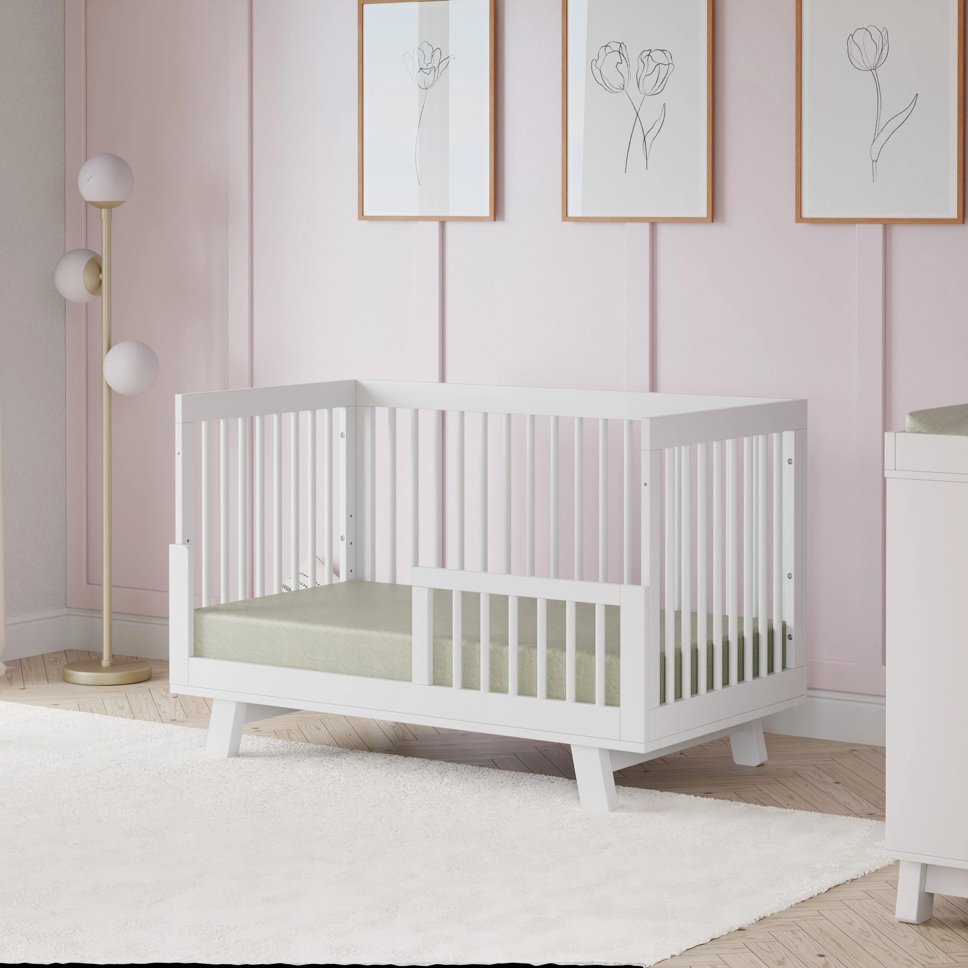 Babyletto Hudson 3-in-1 Convertible Crib with Toddler Bed Conversion Kit - Image 51