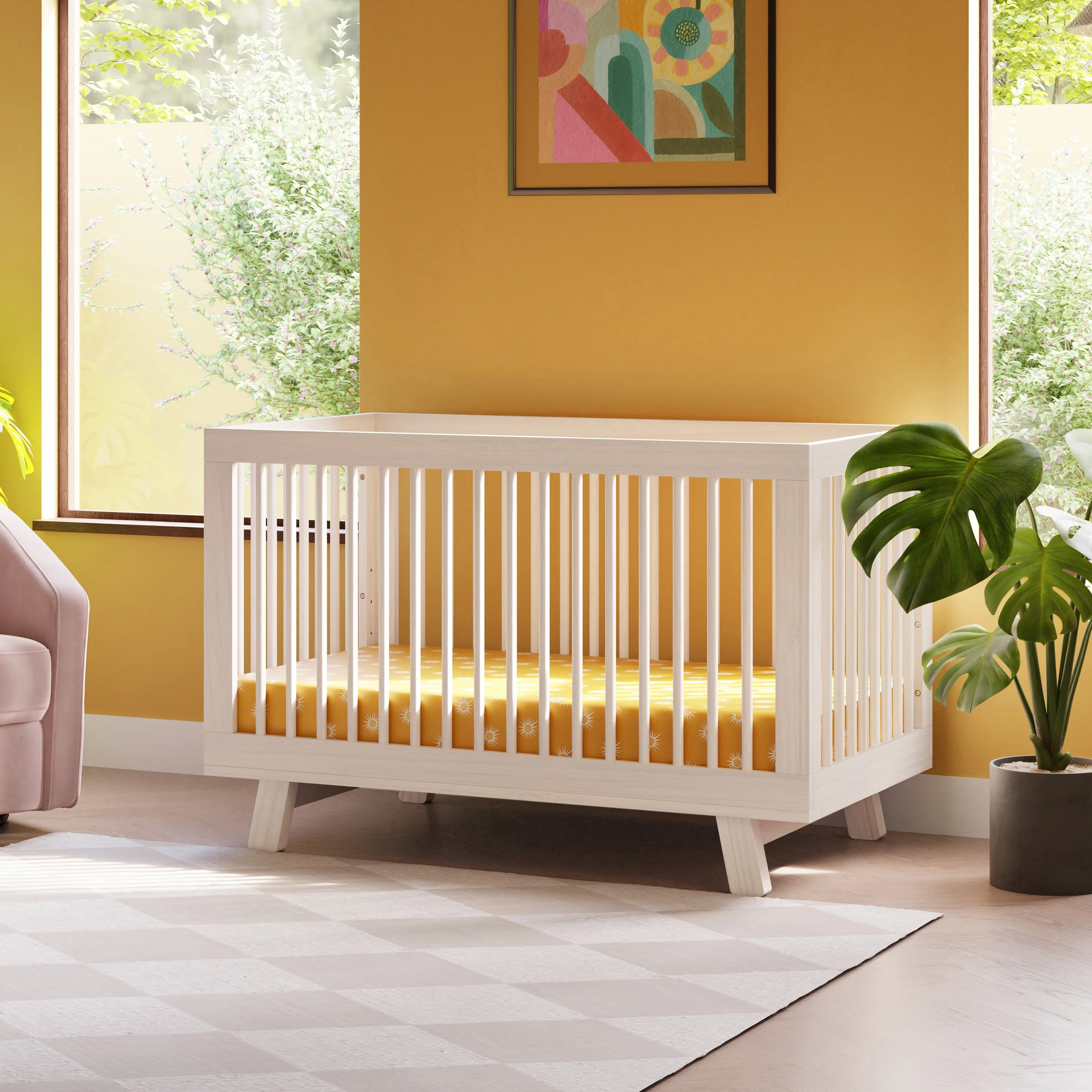 Babyletto Hudson 3-in-1 Convertible Crib with Toddler Bed Conversion Kit - Image 6
