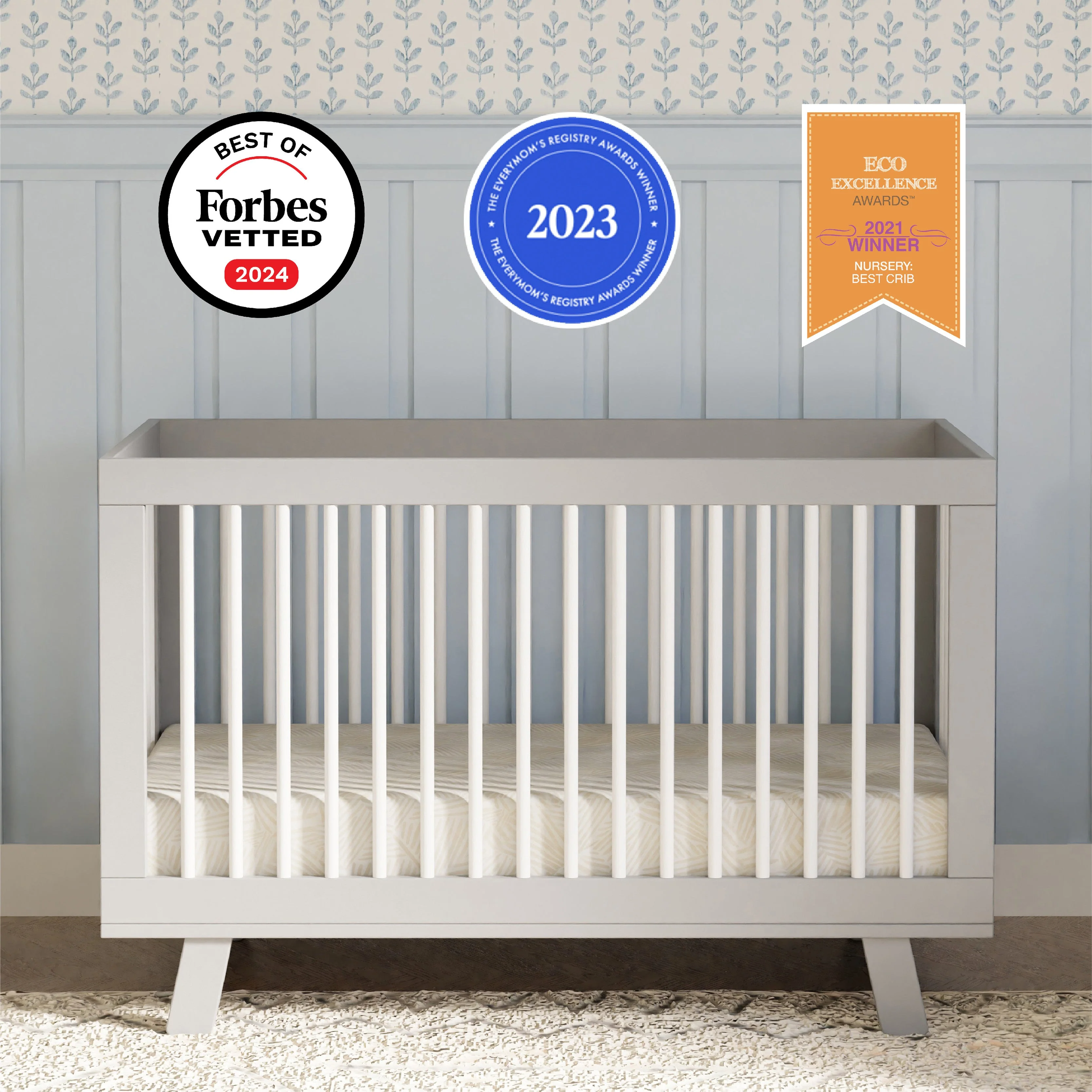 Babyletto Hudson 3-in-1 Convertible Crib with Toddler Bed Conversion Kit - Image 75