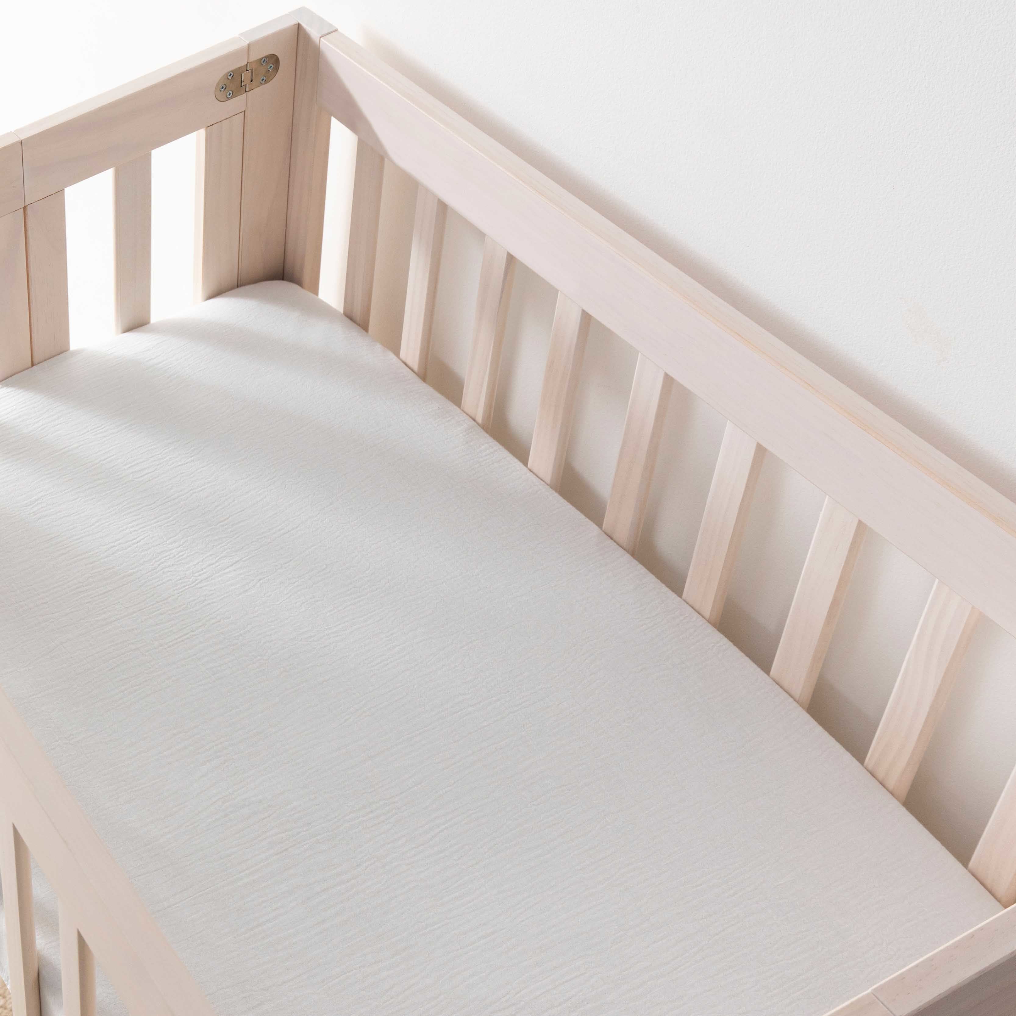 Babyletto Mini Crib Sheet in GOTS Certified Organic Muslin Cotton - Image 43