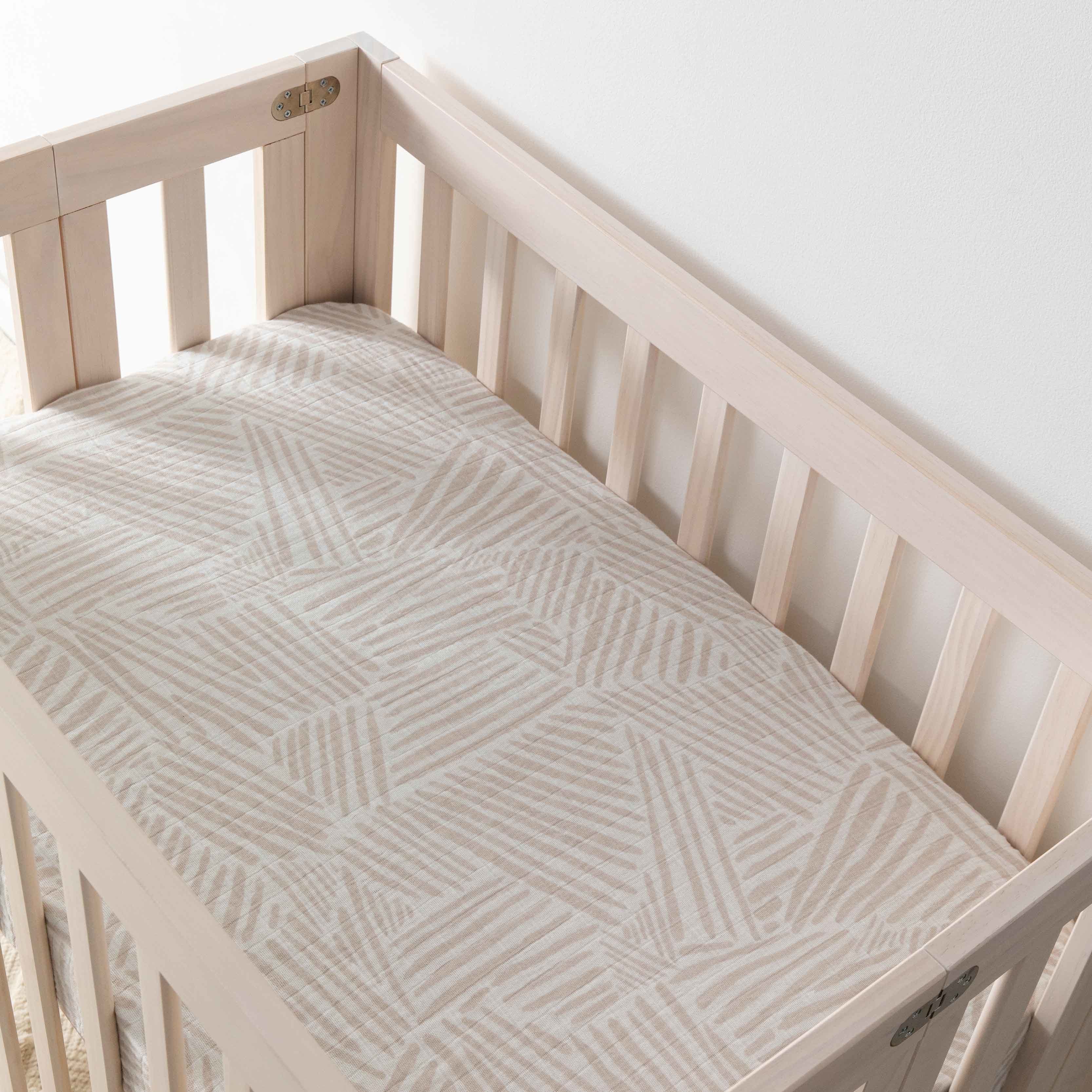Babyletto Mini Crib Sheet in GOTS Certified Organic Muslin Cotton - Image 62