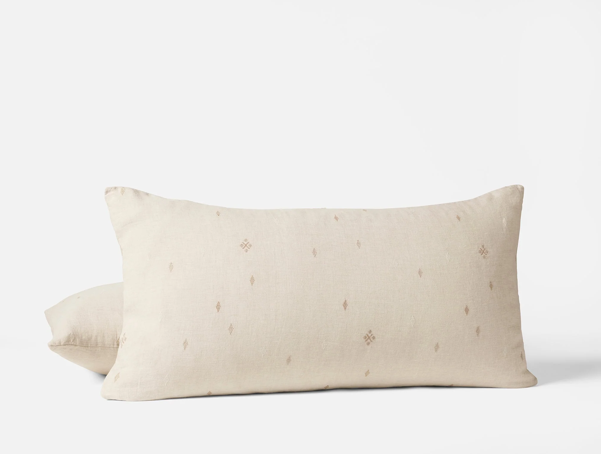 Coyuchi Cambria Embroidered Organic Linen Sham - Image 4