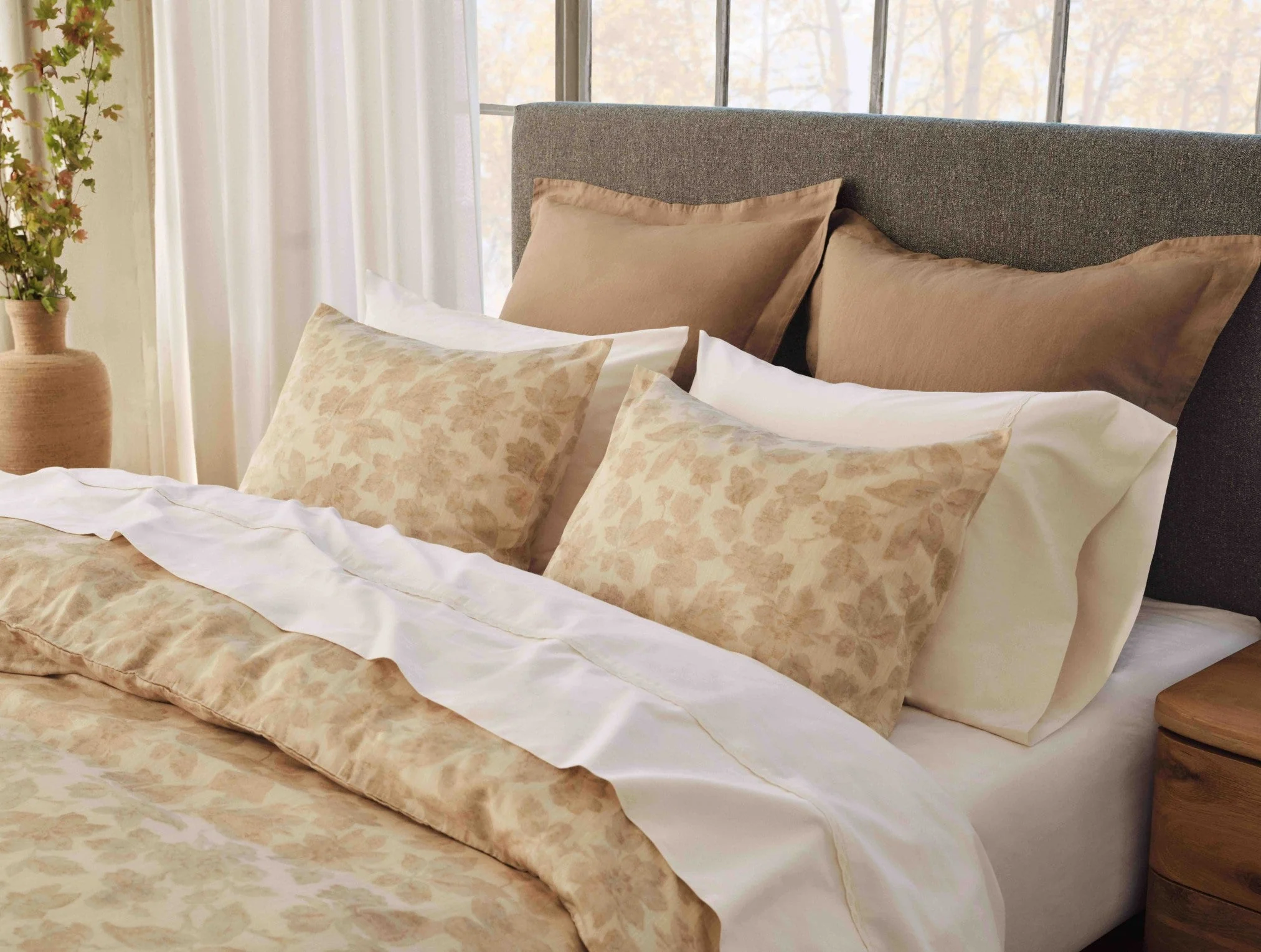 Coyuchi Camellia Organic Print Sham - Image 2