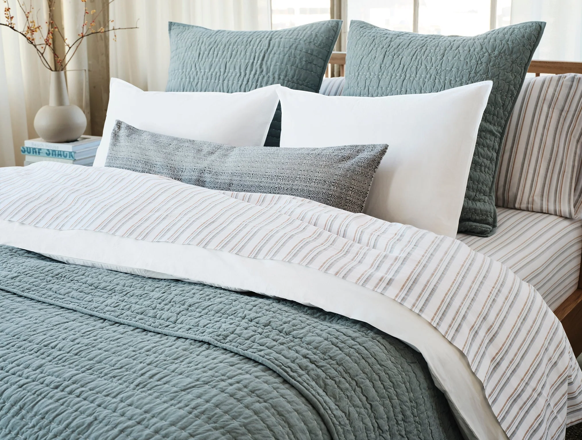 Coyuchi Organic Crinkled Percale™ Sheet Set - Image 3