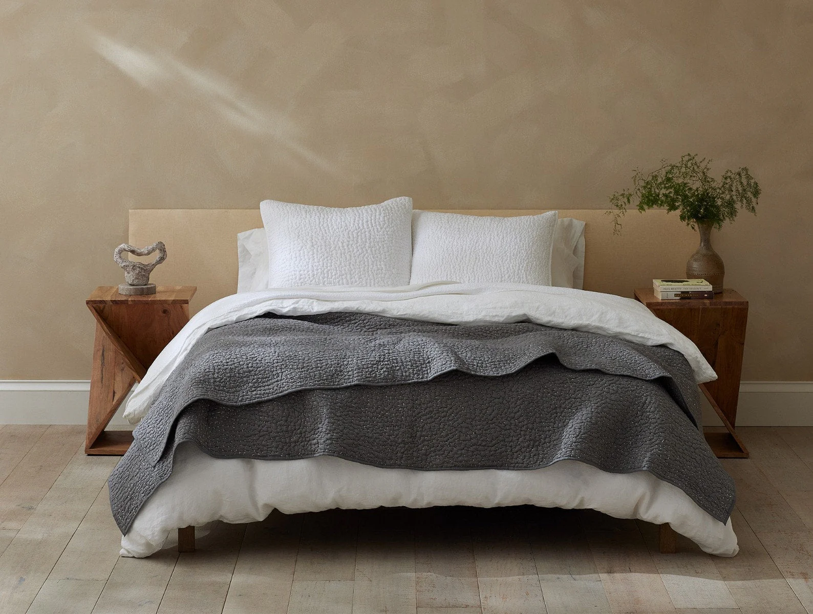 Coyuchi Pebbled Handstitched Organic Quilt - Image 2