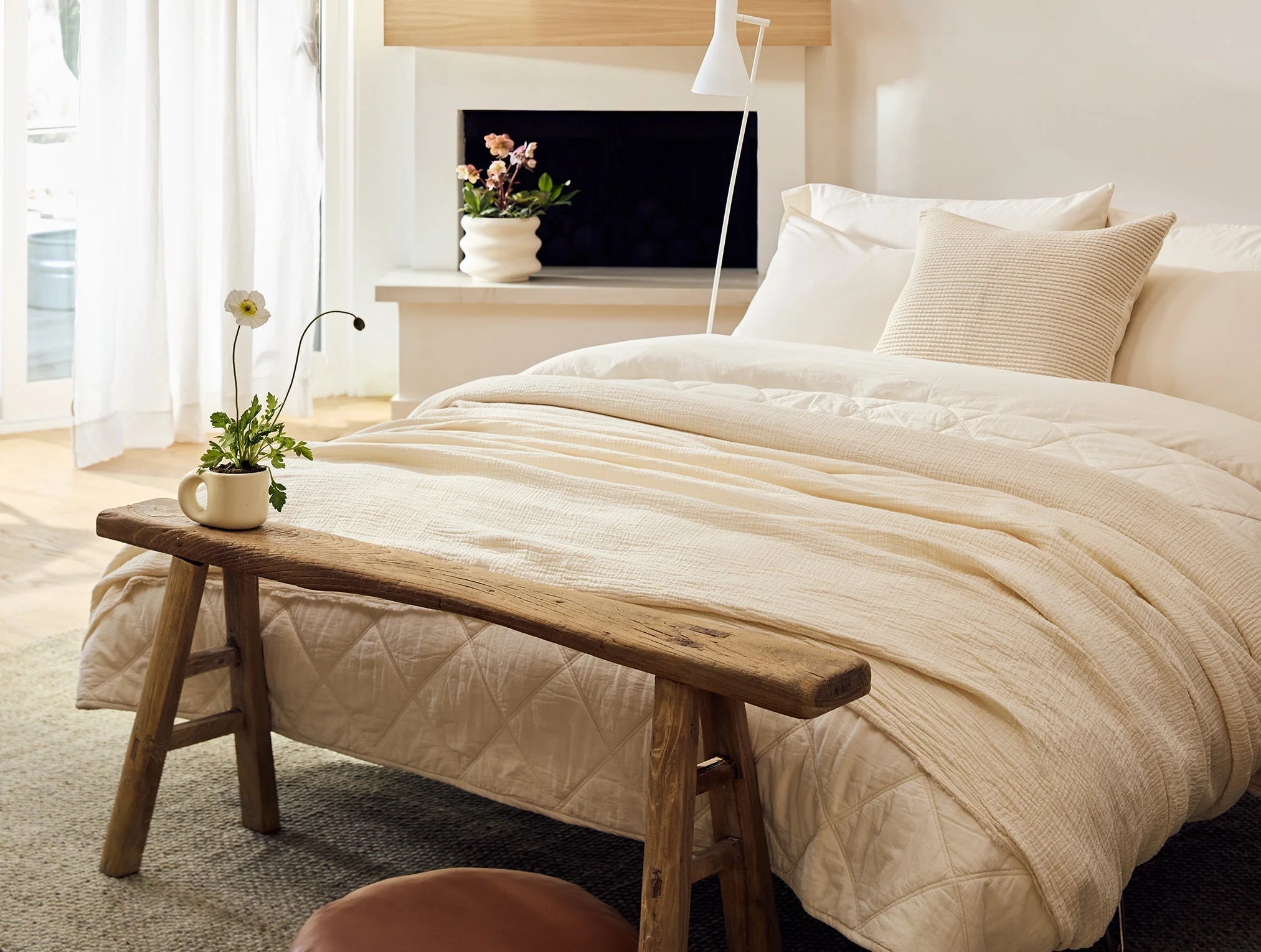 Coyuchi Topanga Organic Matelasse Throw - Image 2