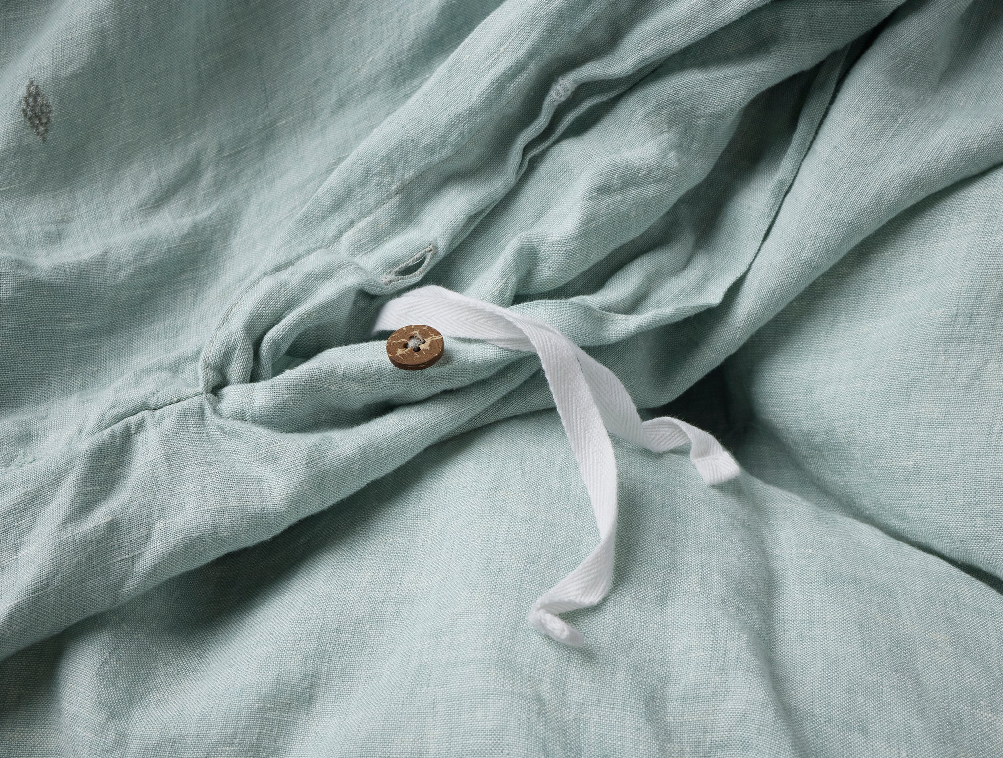Coyuchi Cambria Embroidered Organic Linen Duvet Cover - Image 5