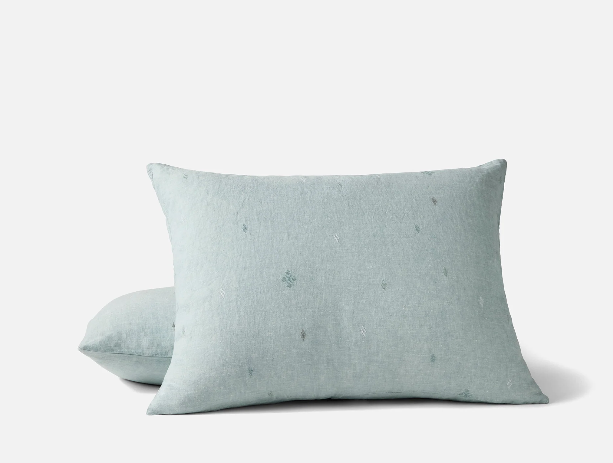 Coyuchi Cambria Embroidered Organic Linen Sham