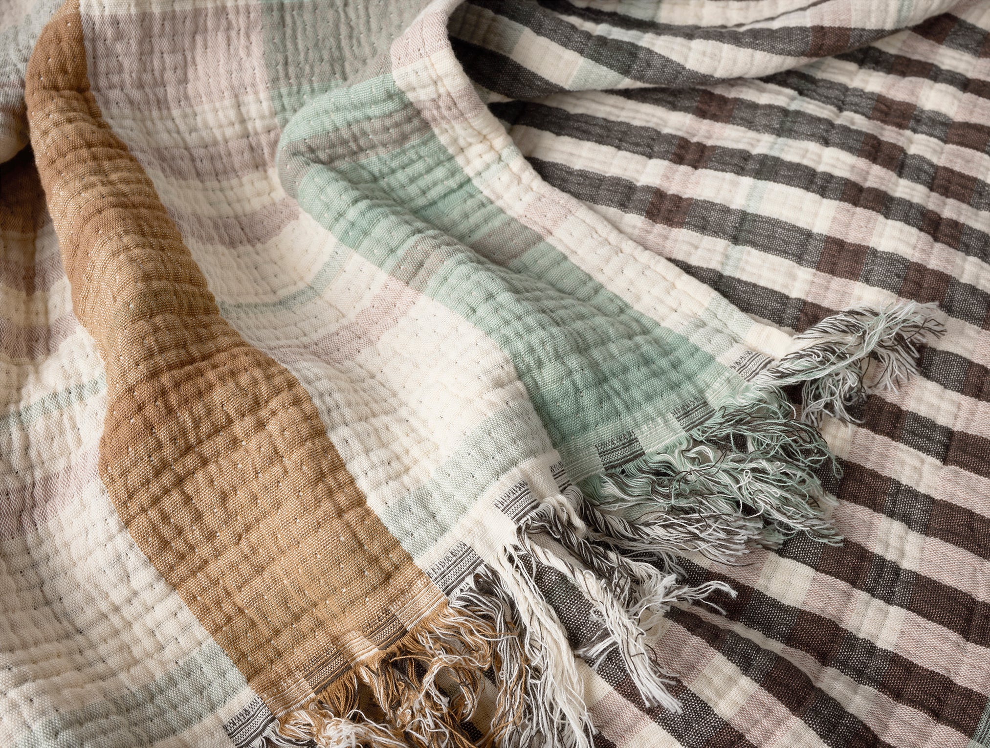 Coyuchi Loma Organic Matelasse Throw - Image 2