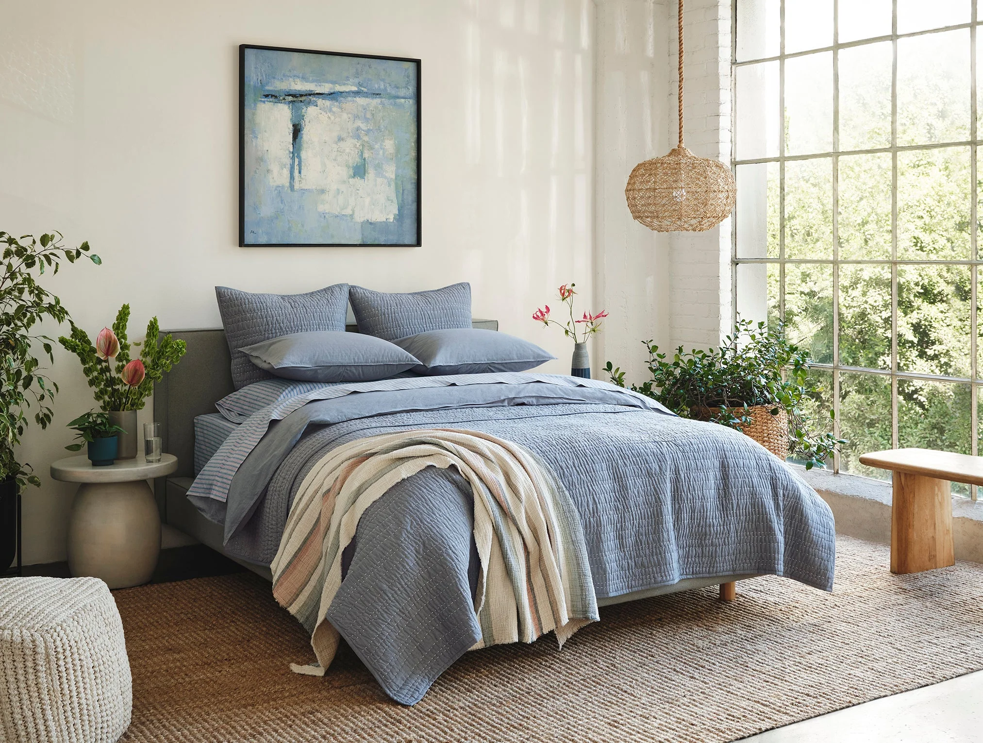 Coyuchi Organic Crinkled Percale™ Sham - Image 3
