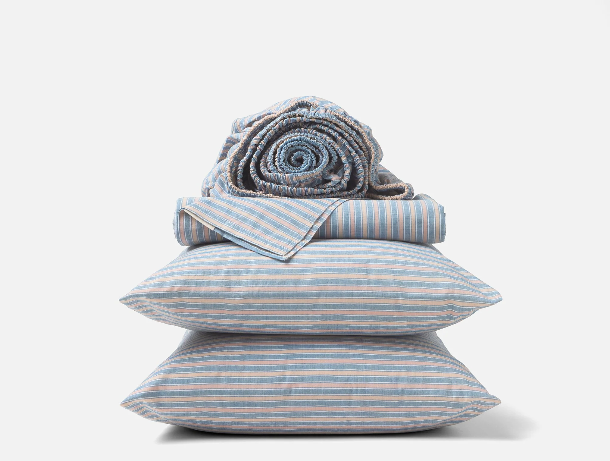 Coyuchi Organic Crinkled Percale™ Sheet Set
