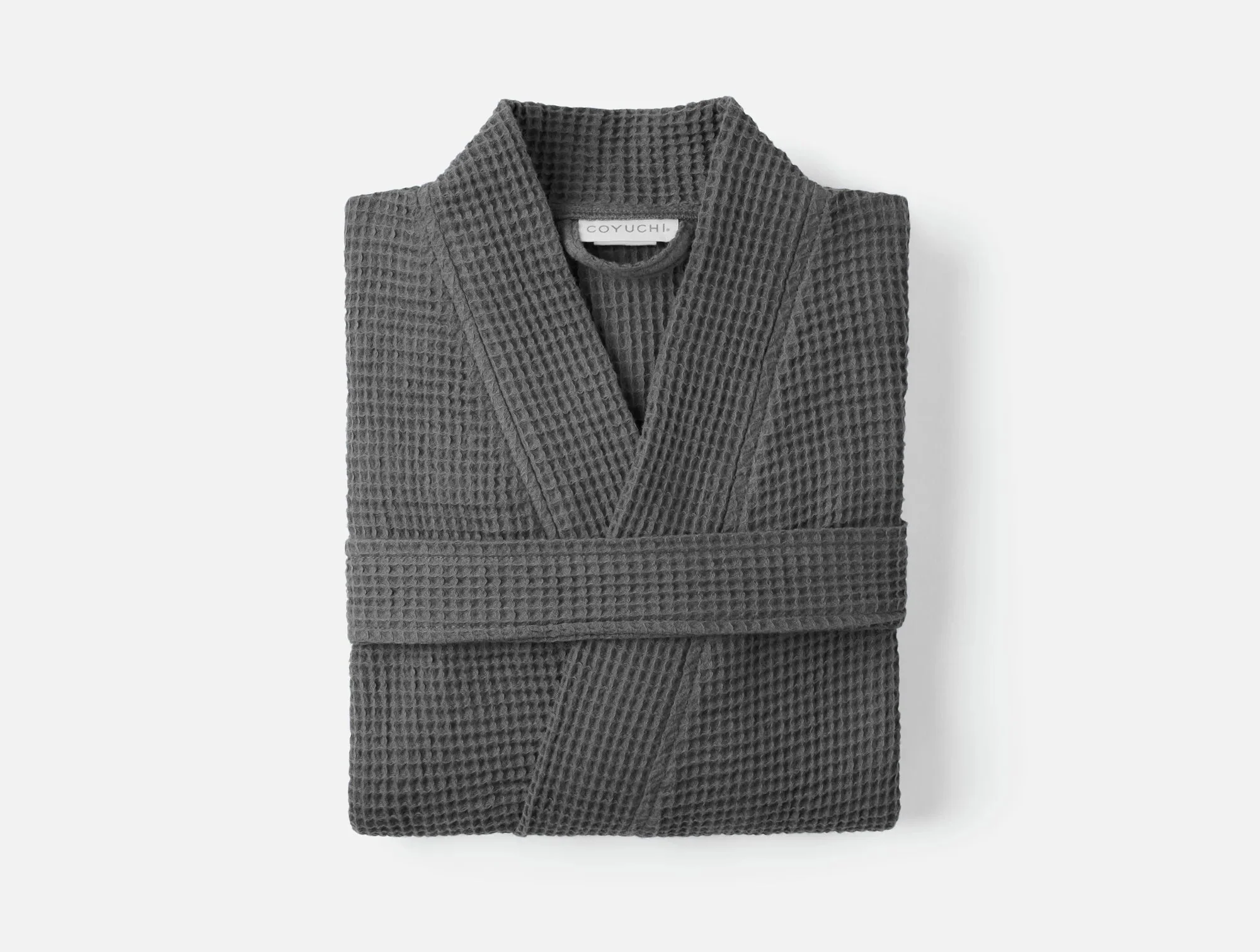 Coyuchi Unisex Organic Waffle Robe - Image 11