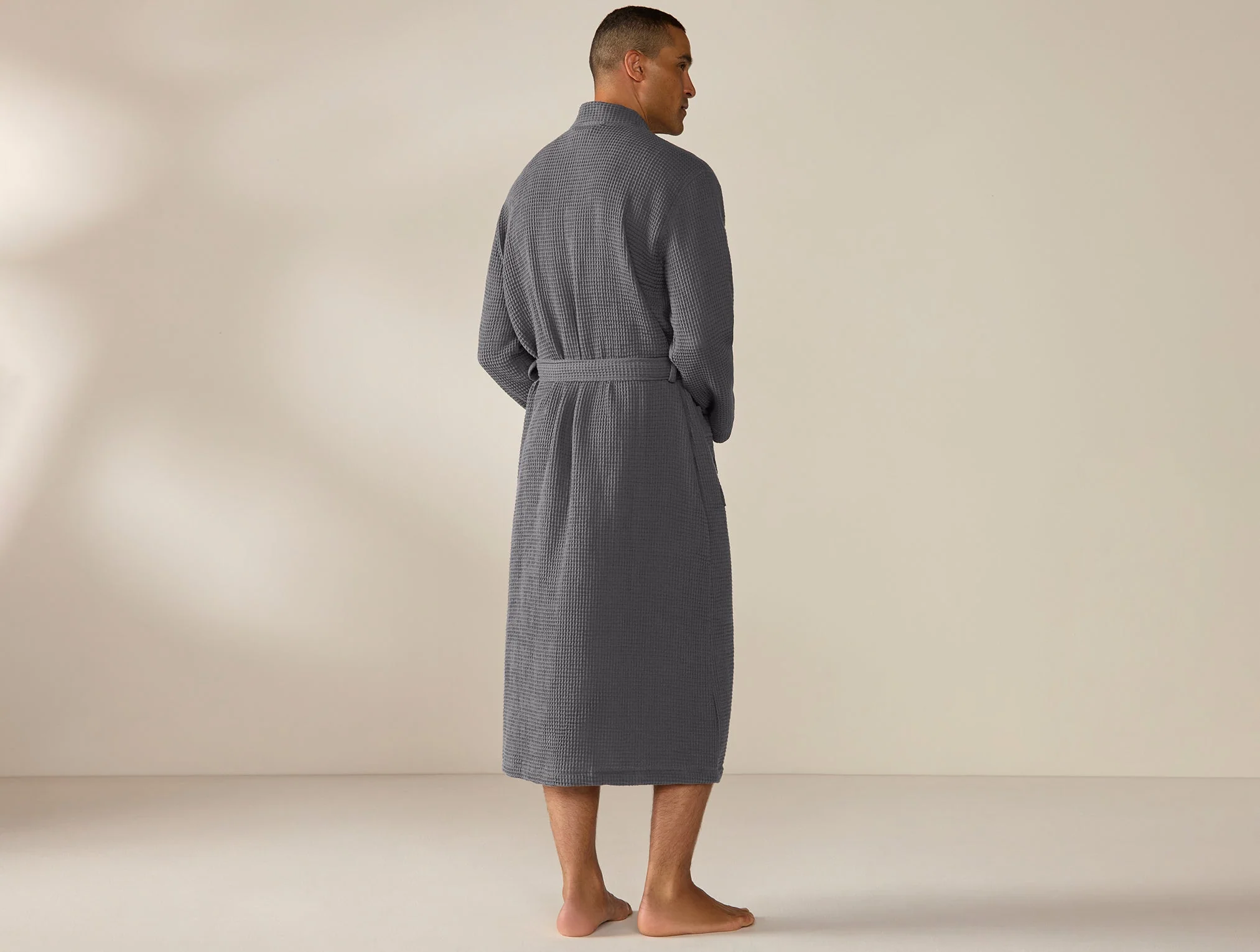 Coyuchi Unisex Organic Waffle Robe - Image 5