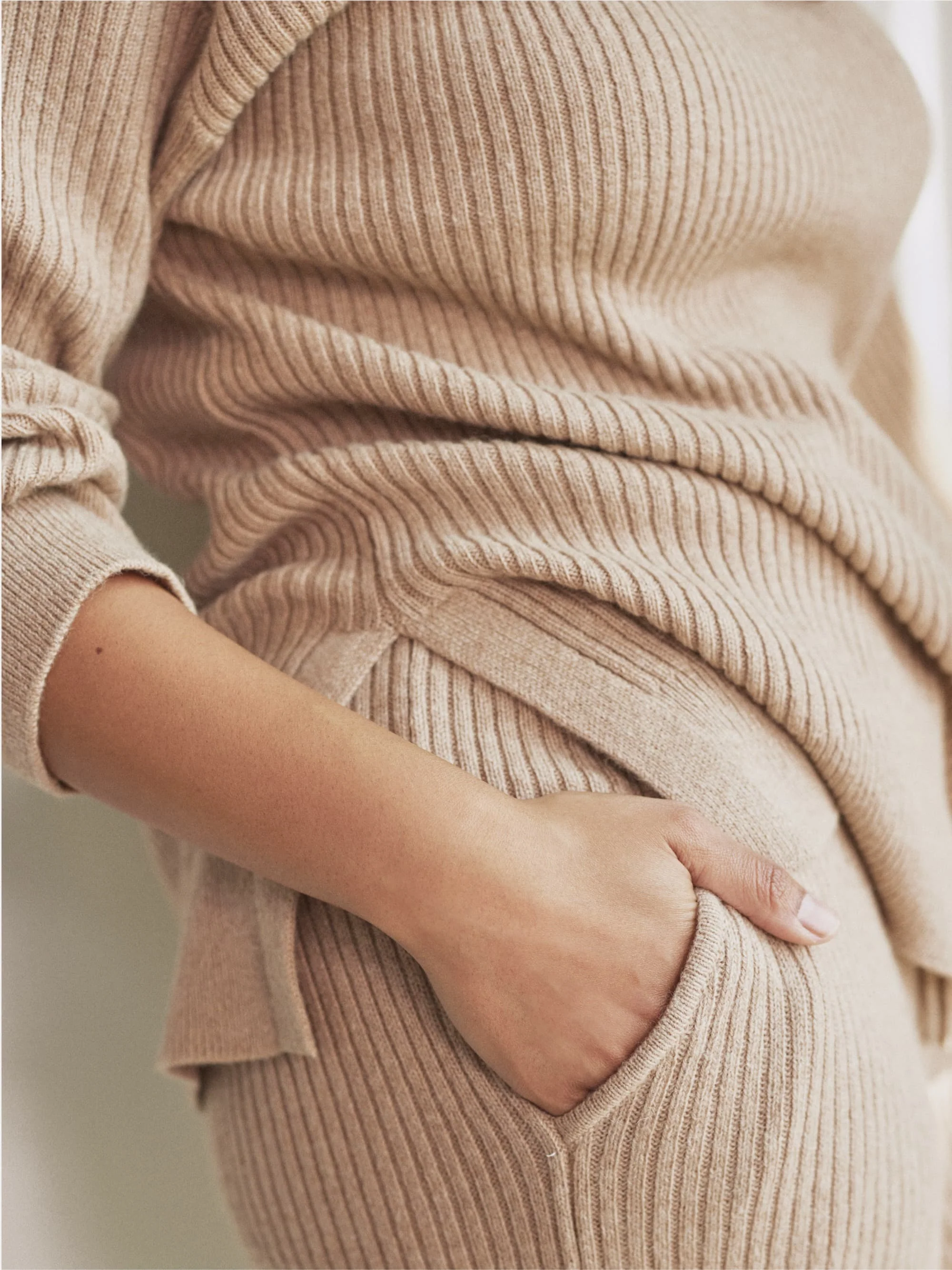 Alpaca Ribbed Wide-Leg Pant - Image 4