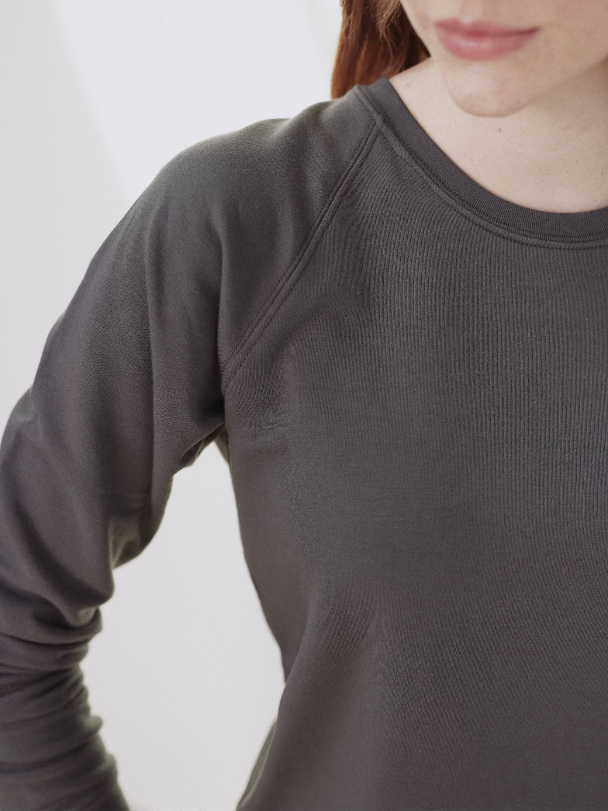 Fleece Crewneck Pullover Sweatshirt - Image 10