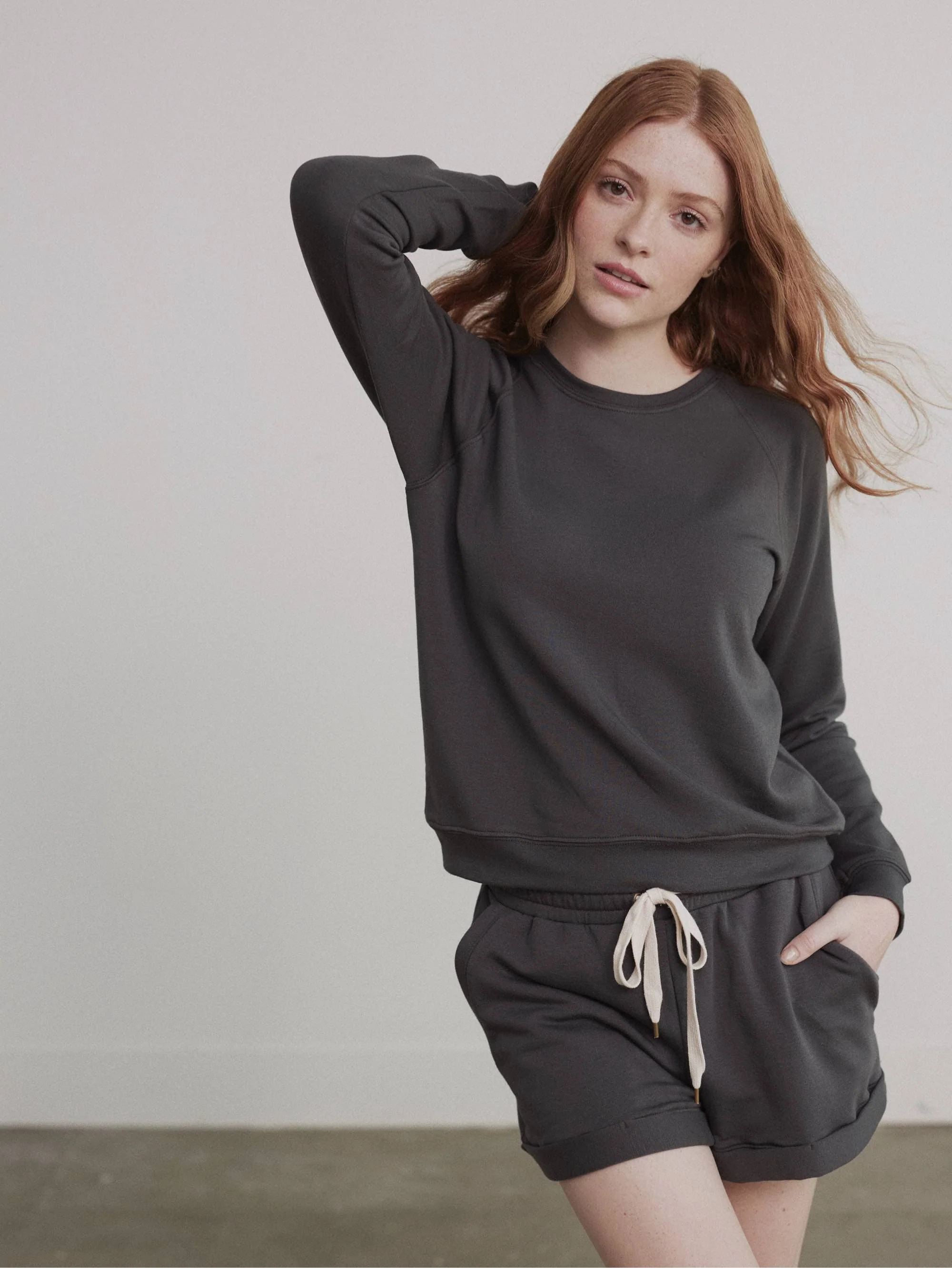Fleece Crewneck Pullover Sweatshirt - Image 7