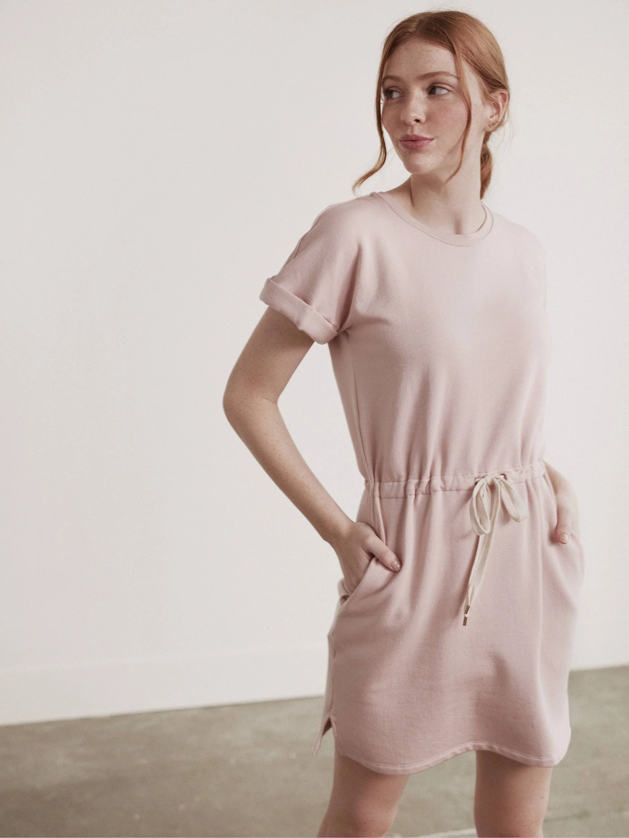 Fleece T-Shirt Dress - Image 8