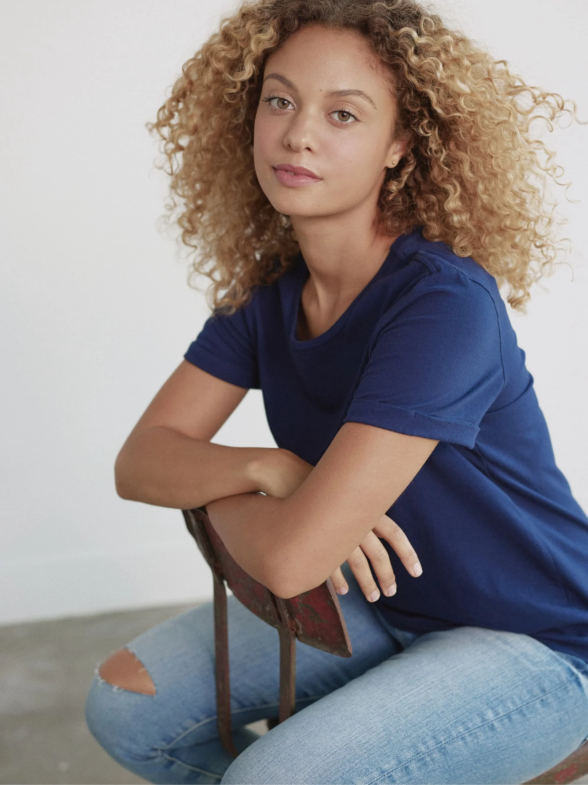 Organic Roll Cuff Tee - Image 17