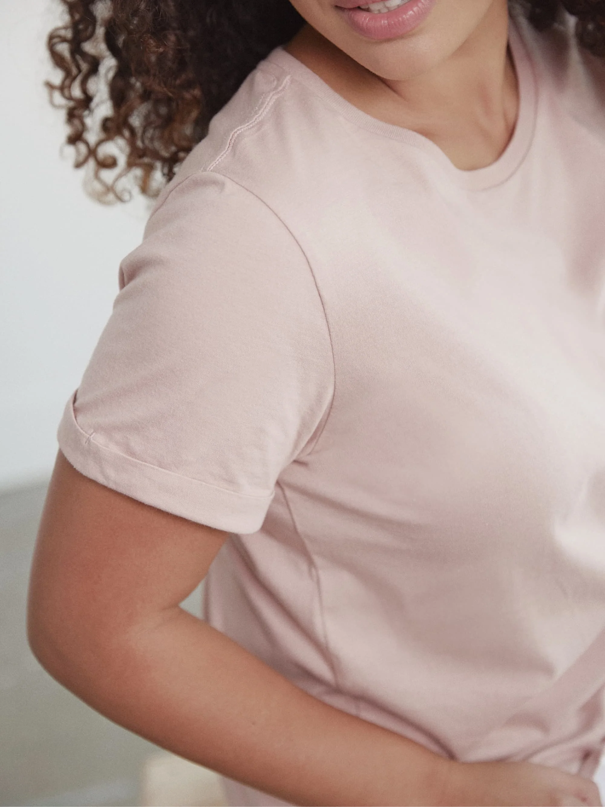 Organic Roll Cuff Tee - Image 30