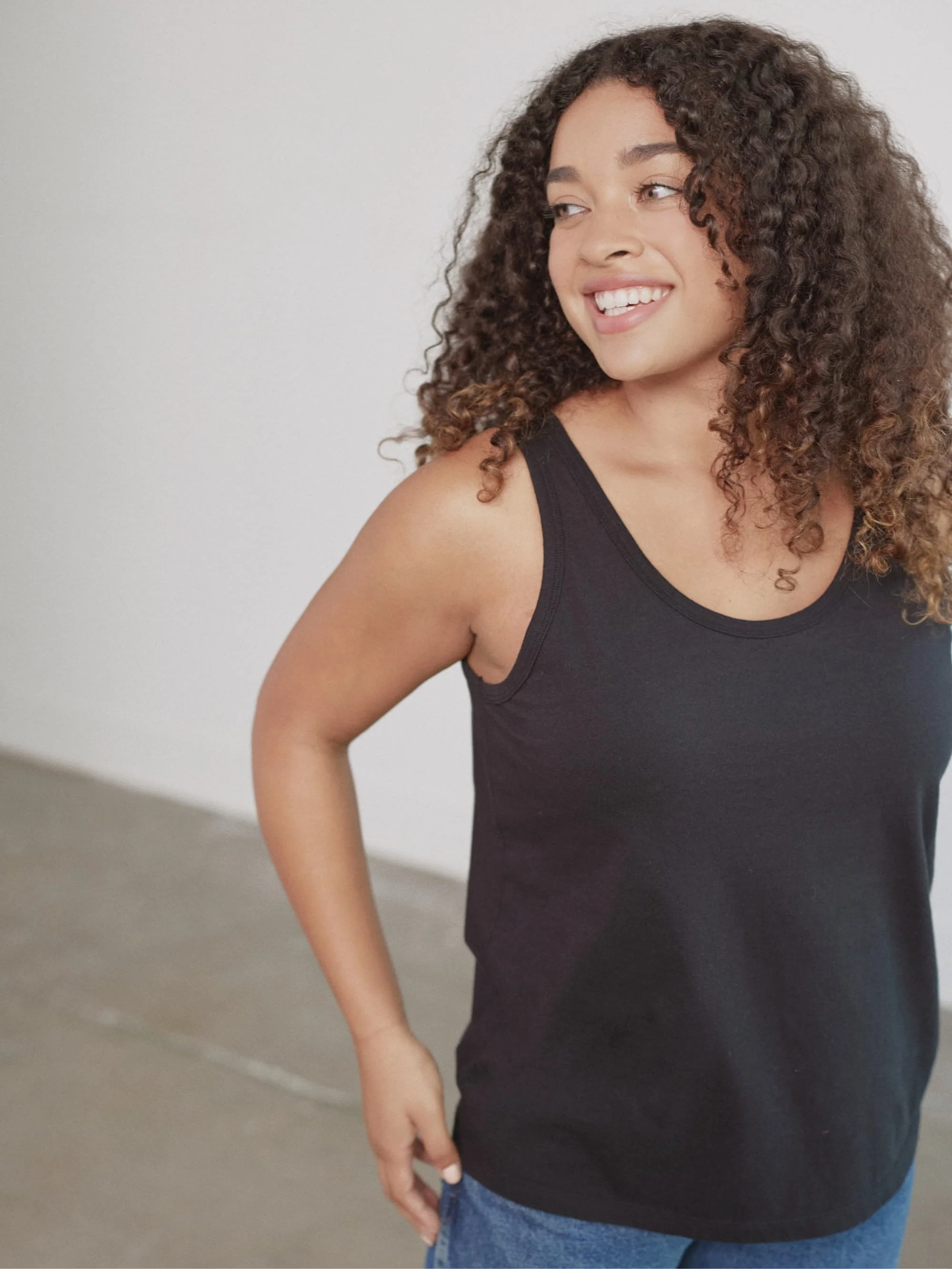 Organic Cotton Scoop Neck Tank Top - Image 26