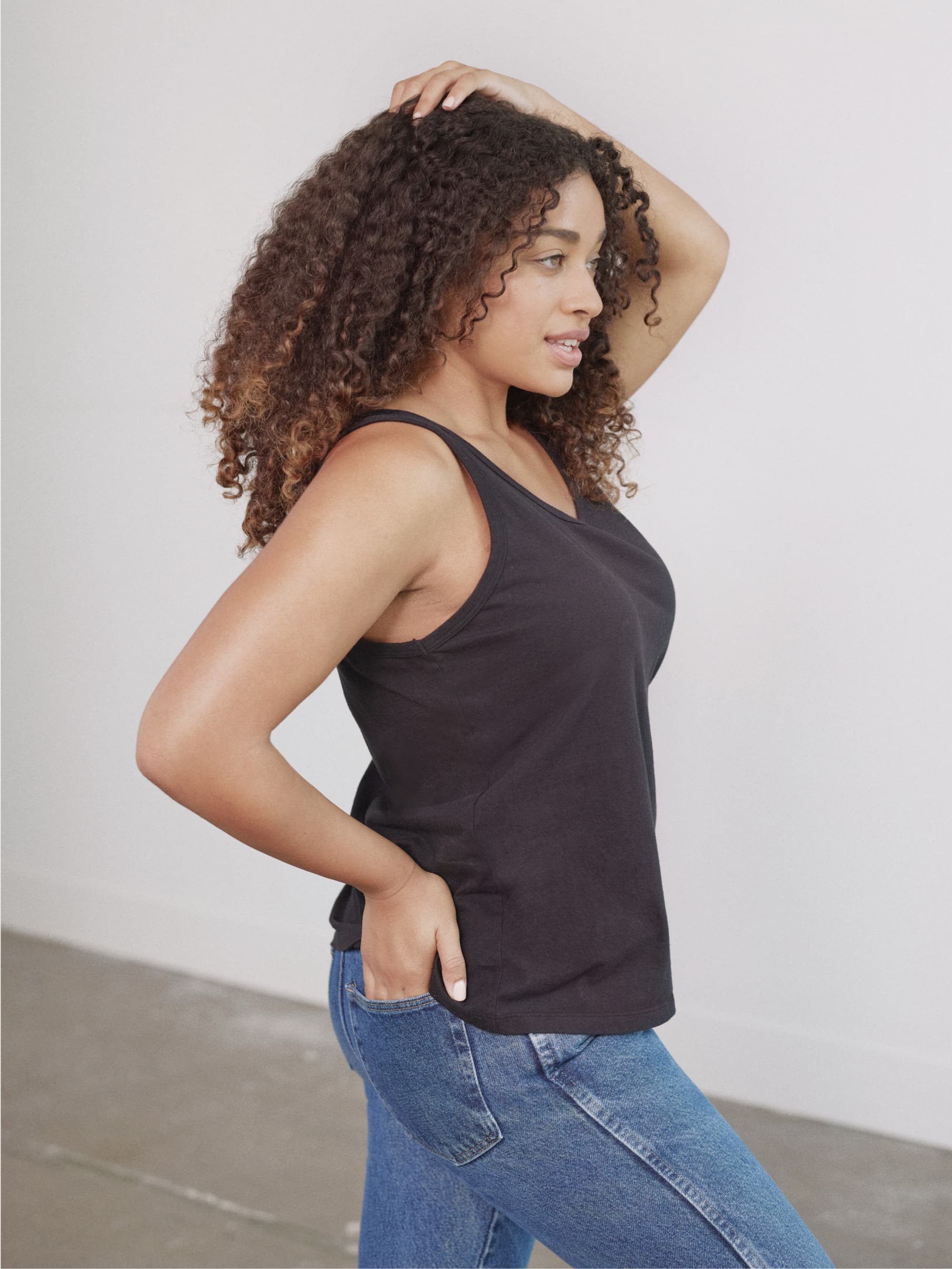 Organic Cotton Scoop Neck Tank Top - Image 28