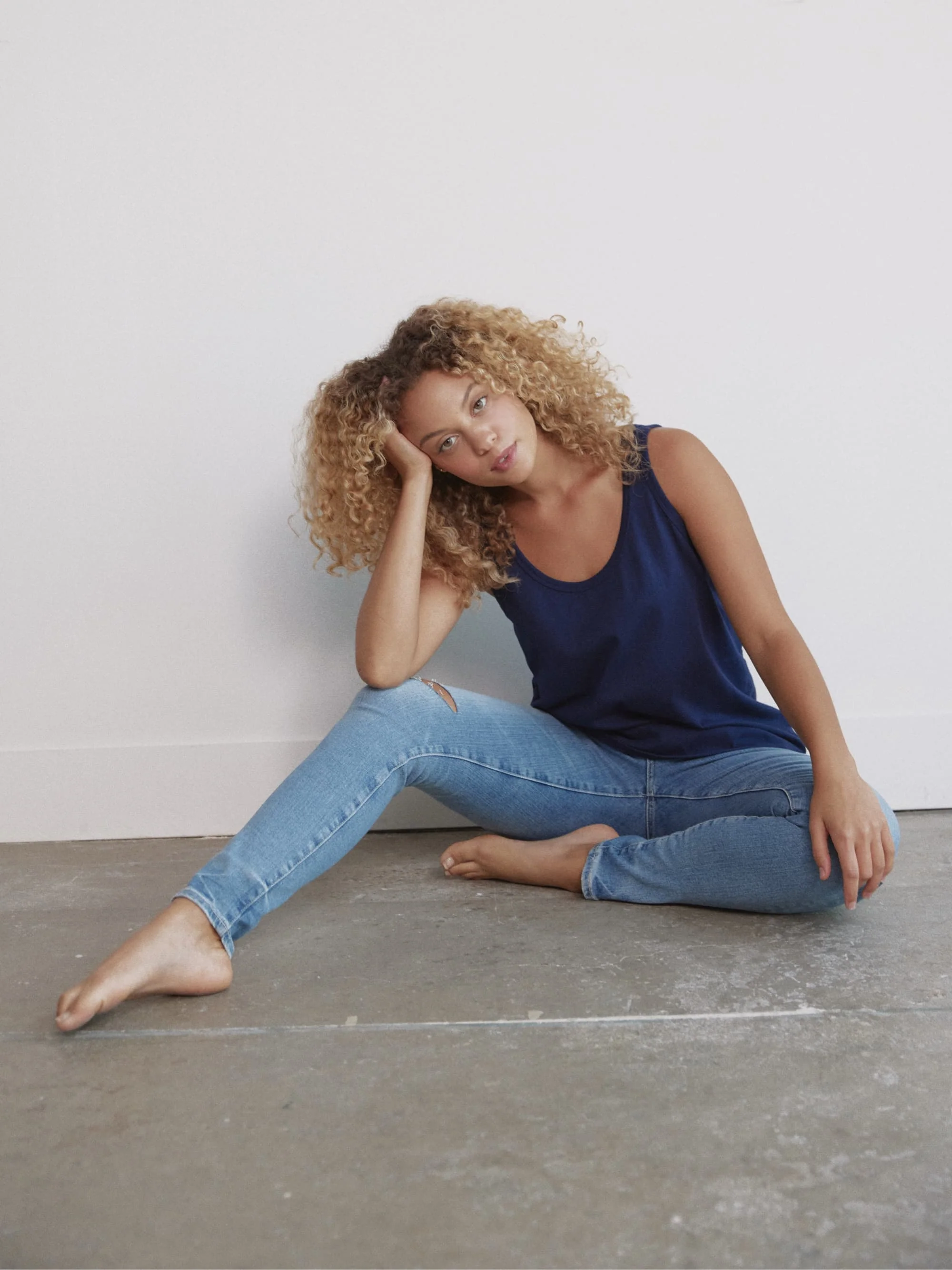 Organic Cotton Scoop Neck Tank Top - Image 36