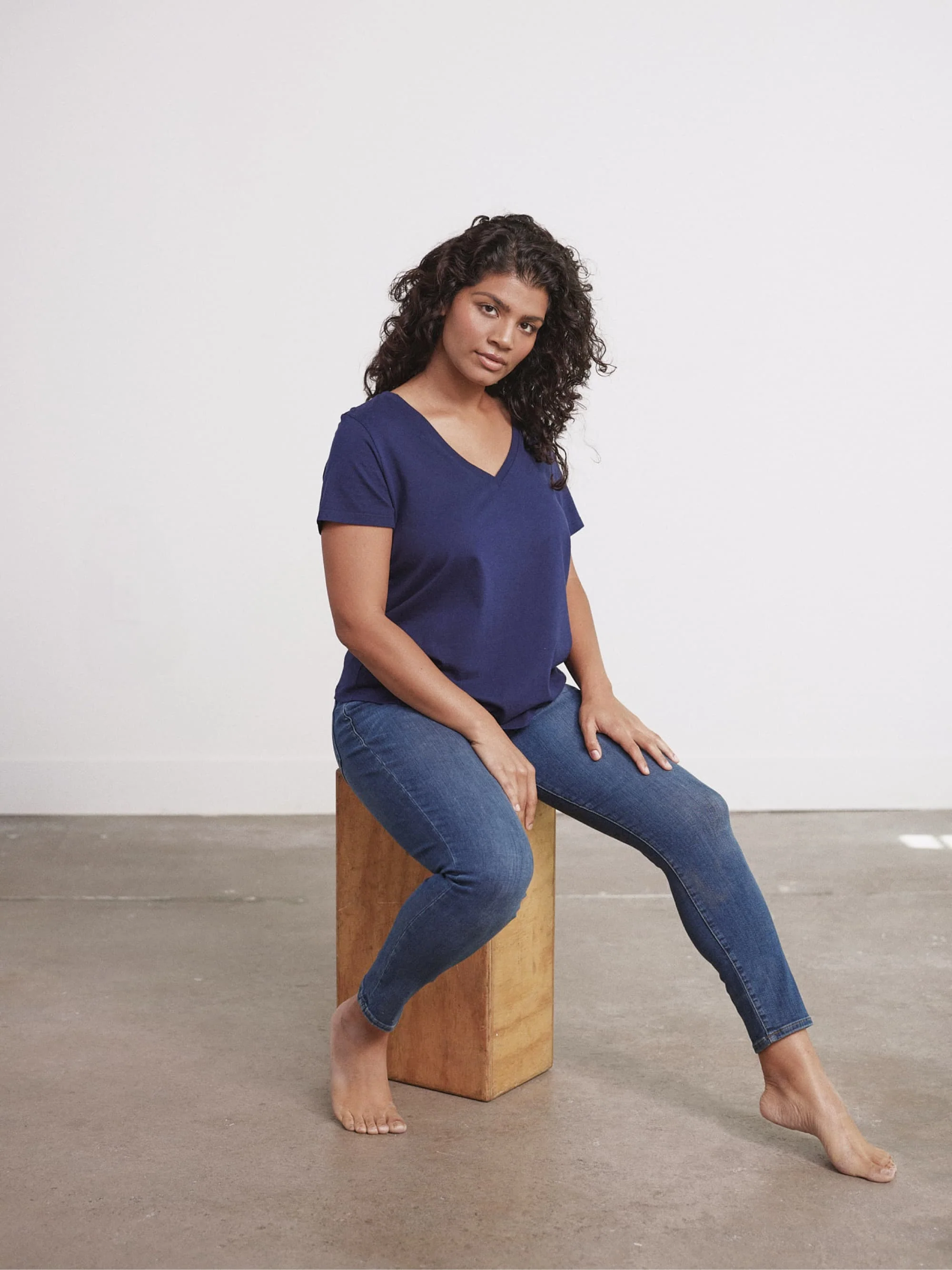 Organic V-Neck Tee - Image 10