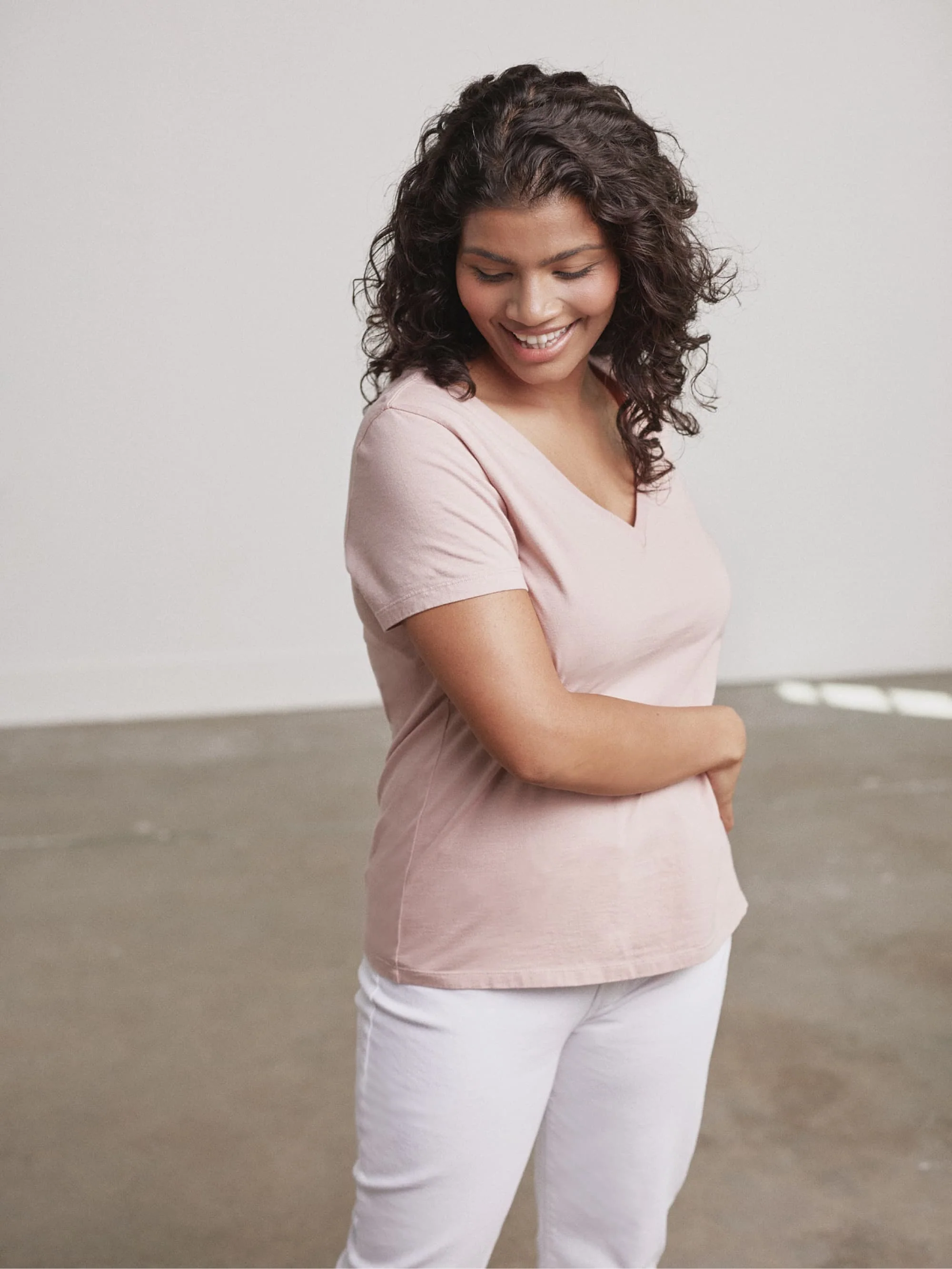 Organic V-Neck Tee - Image 13