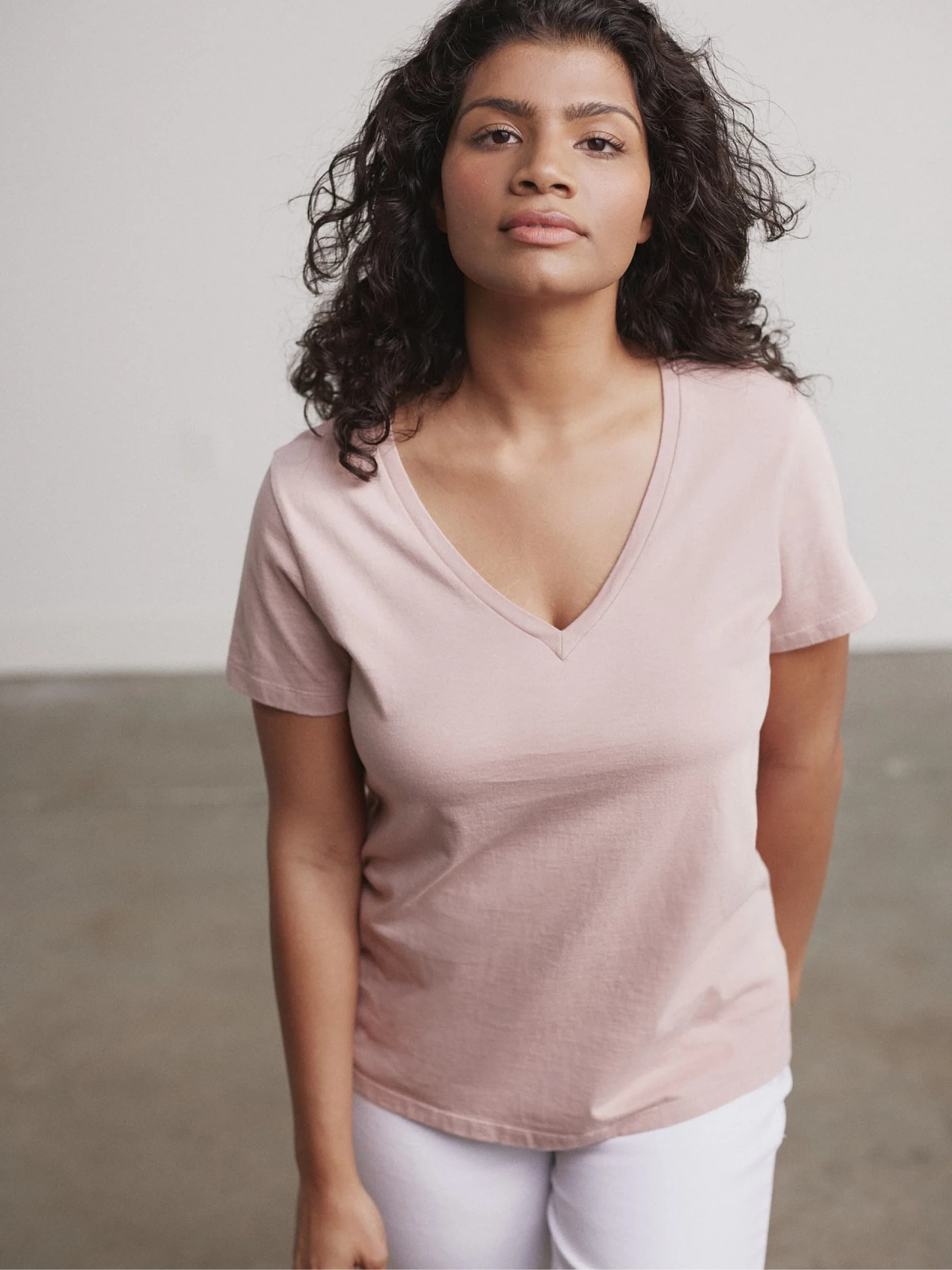 Organic V-Neck Tee - Image 15