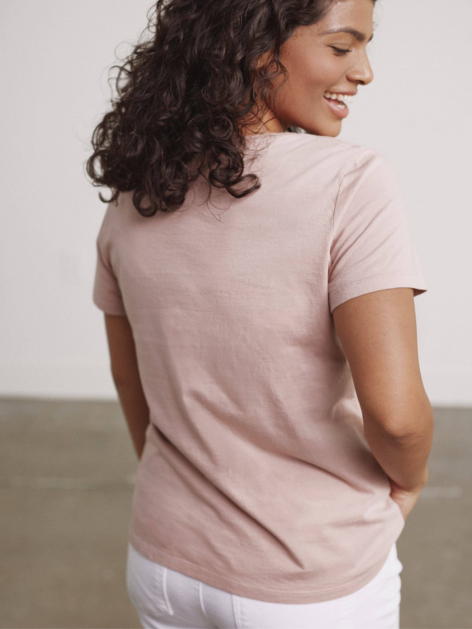 Organic V-Neck Tee - Image 17