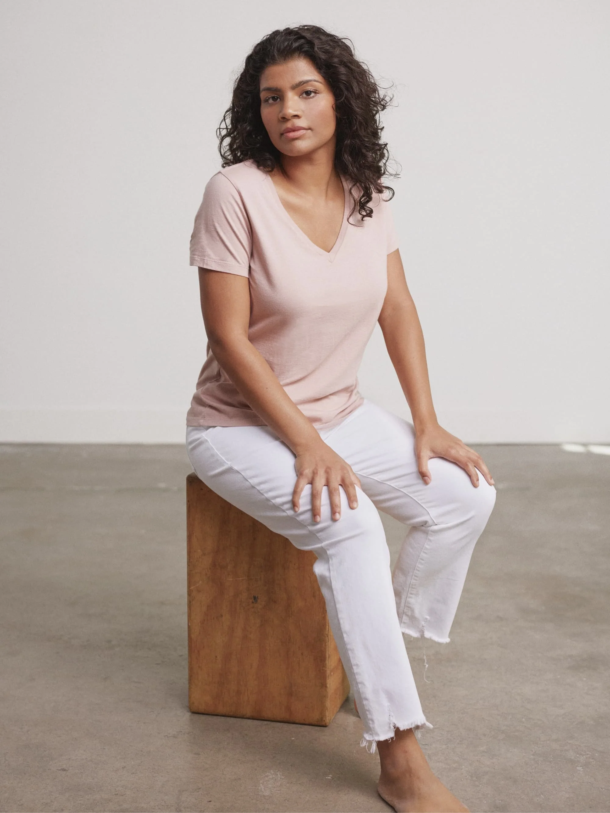 Organic V-Neck Tee - Image 18