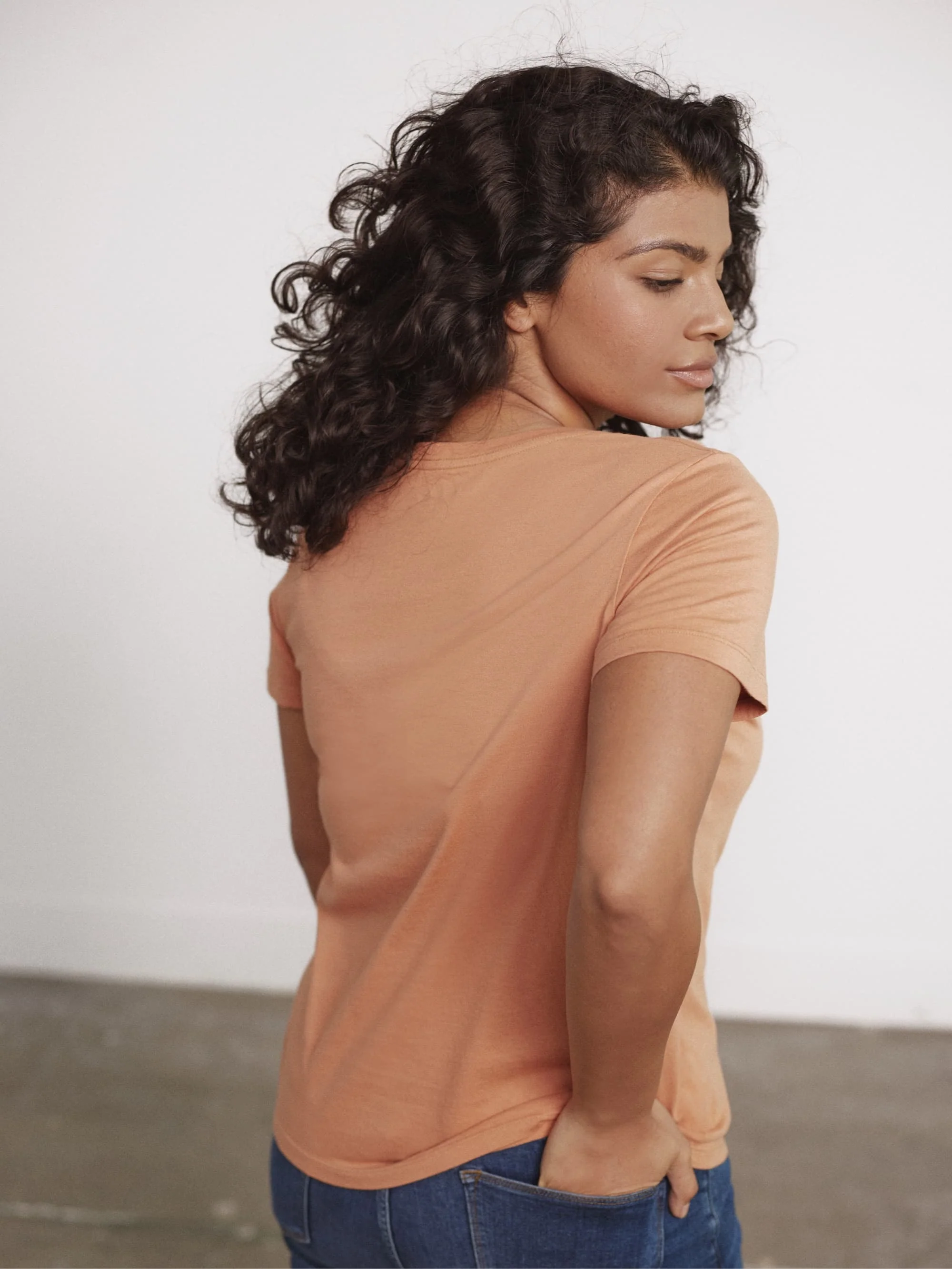 Organic V-Neck Tee - Image 26