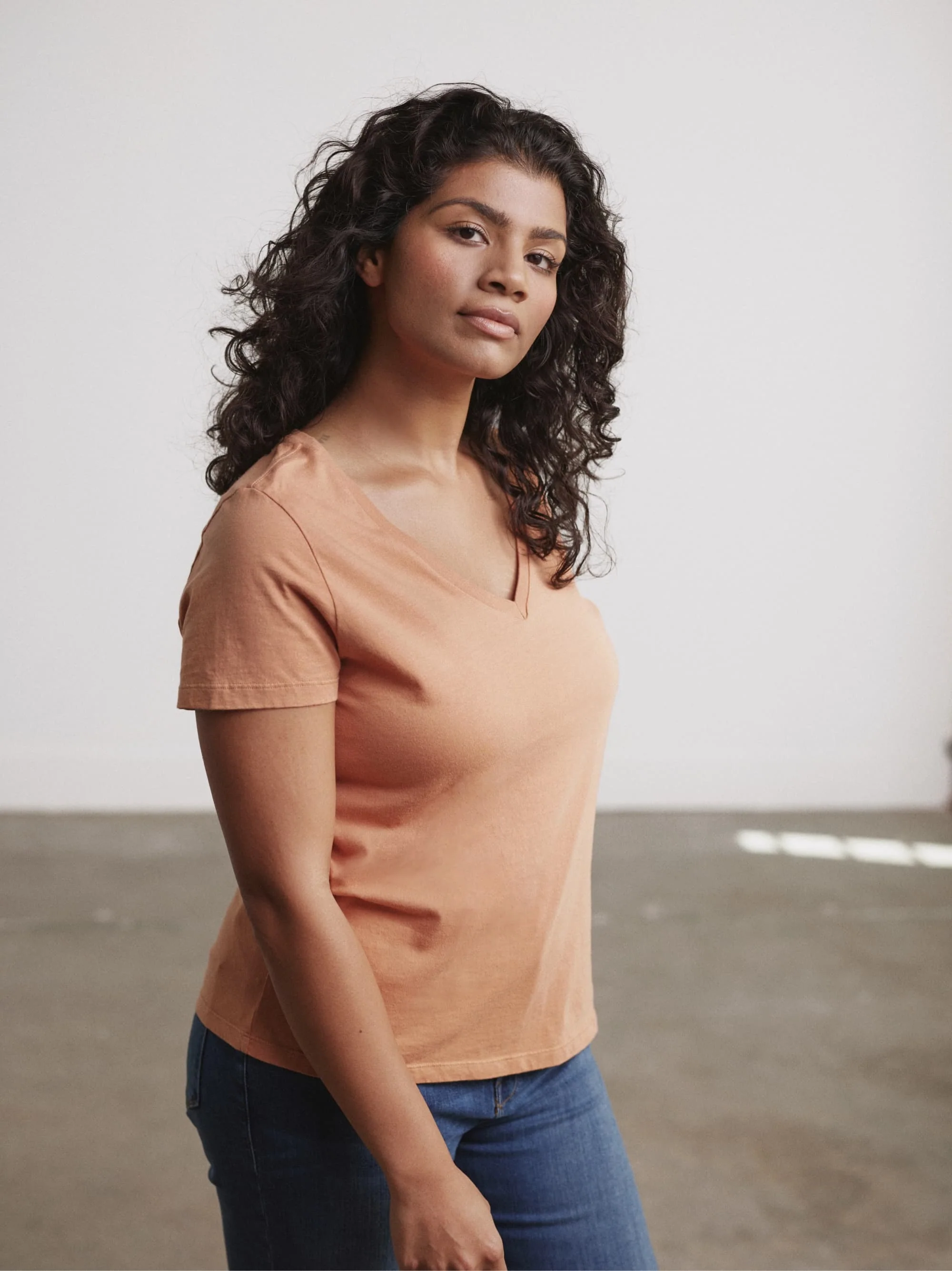 Organic V-Neck Tee - Image 27