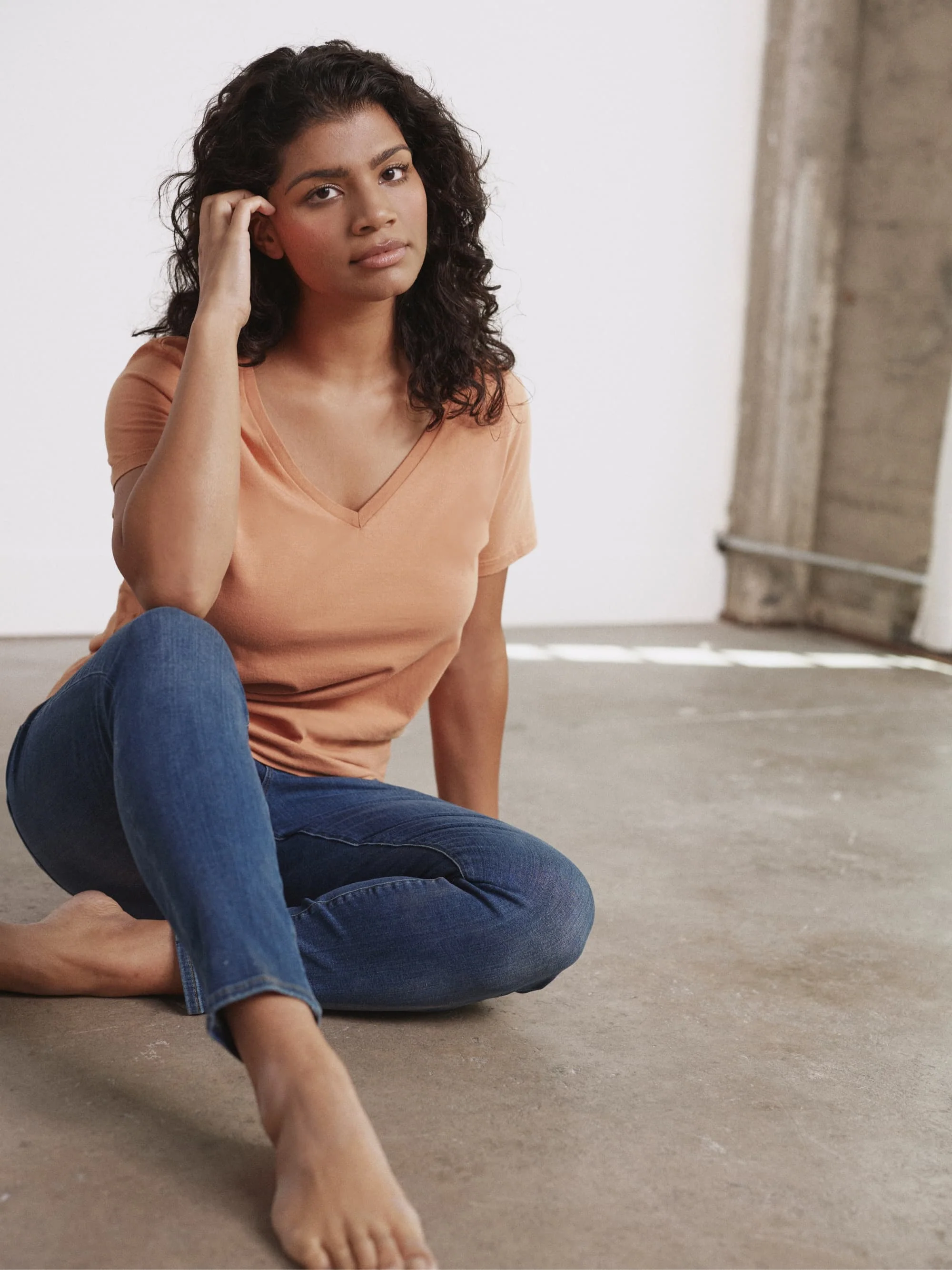 Organic V-Neck Tee - Image 29