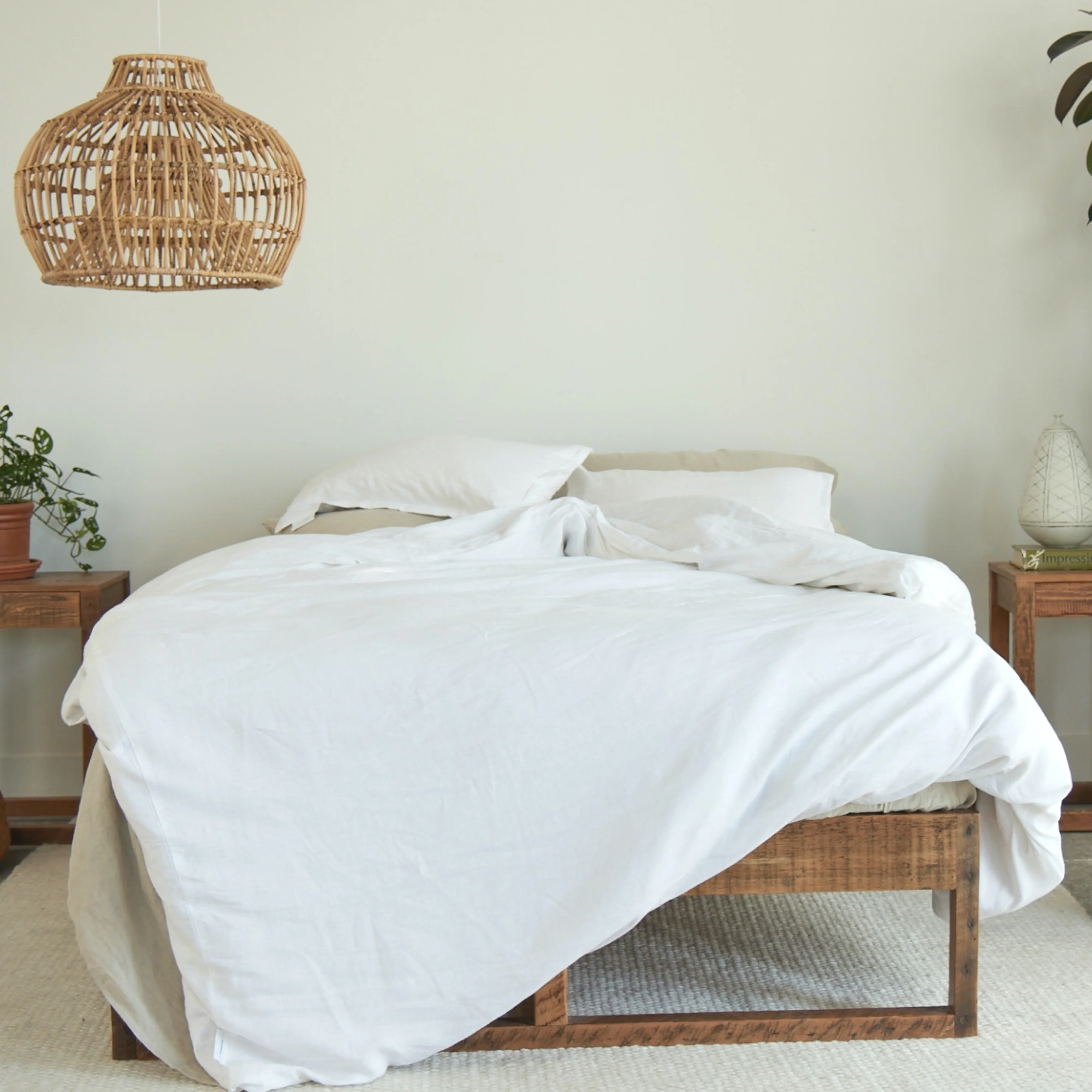 Natural Linen Duvet Cover - Image 9