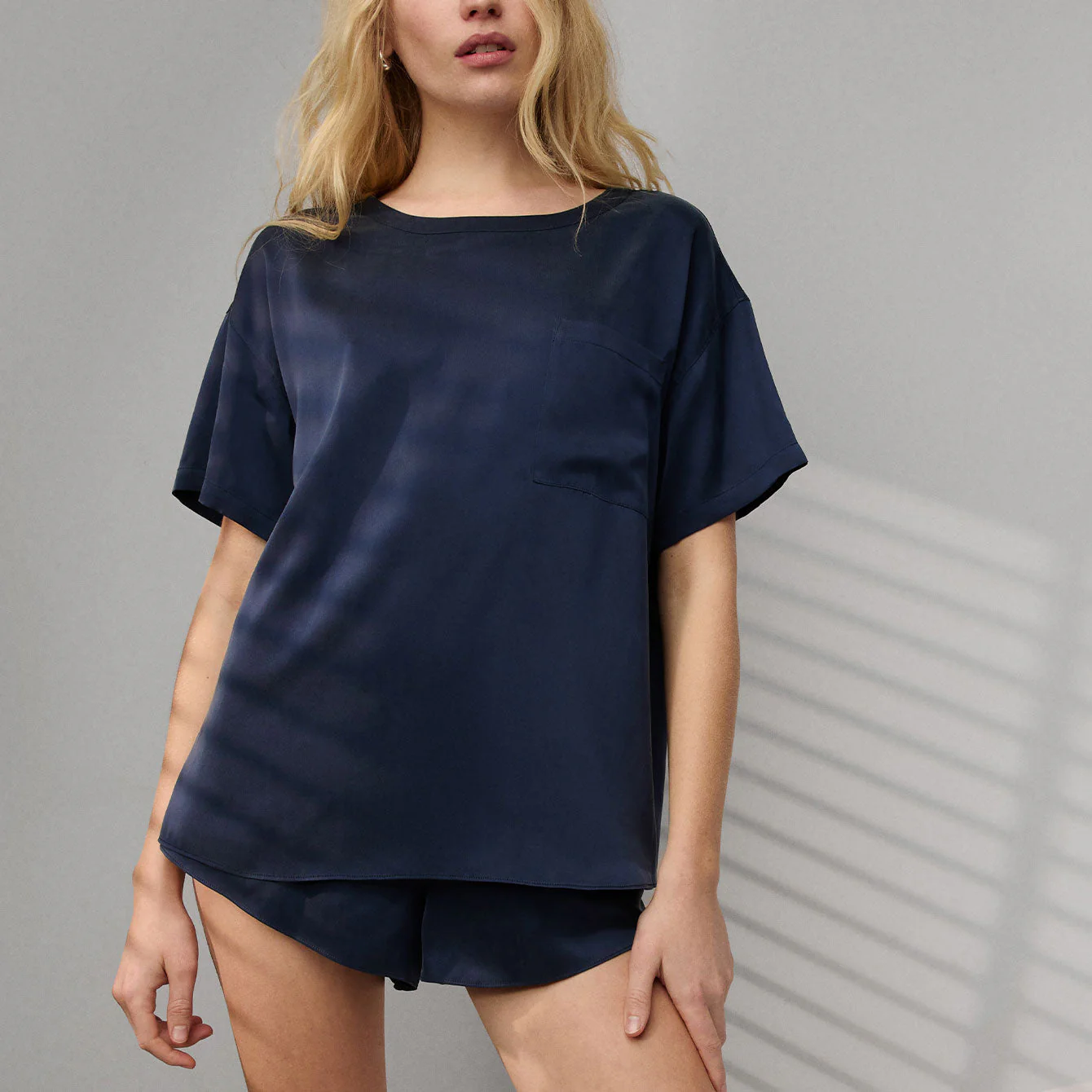 Lunya Washable Silk Tee Short Set - Image 5