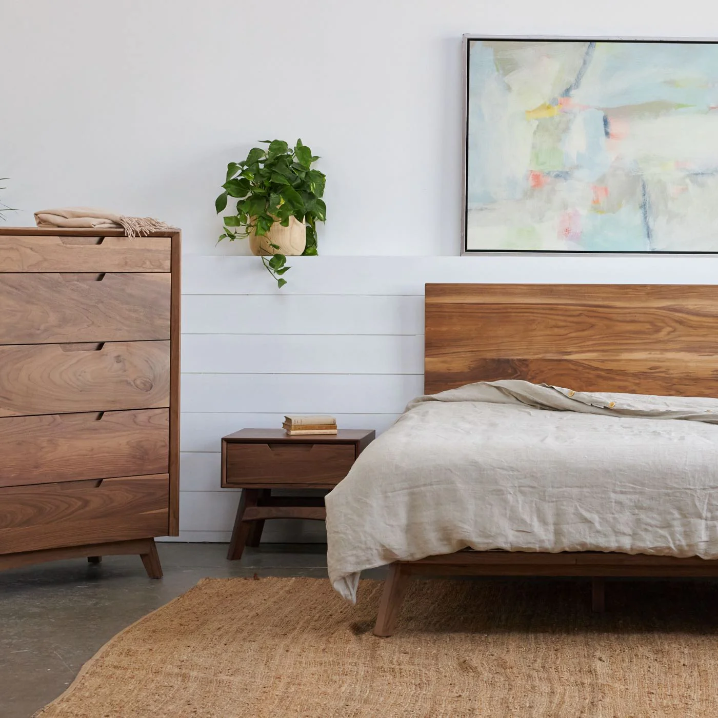 Mid-Century Modern Bed Frame - Image 8