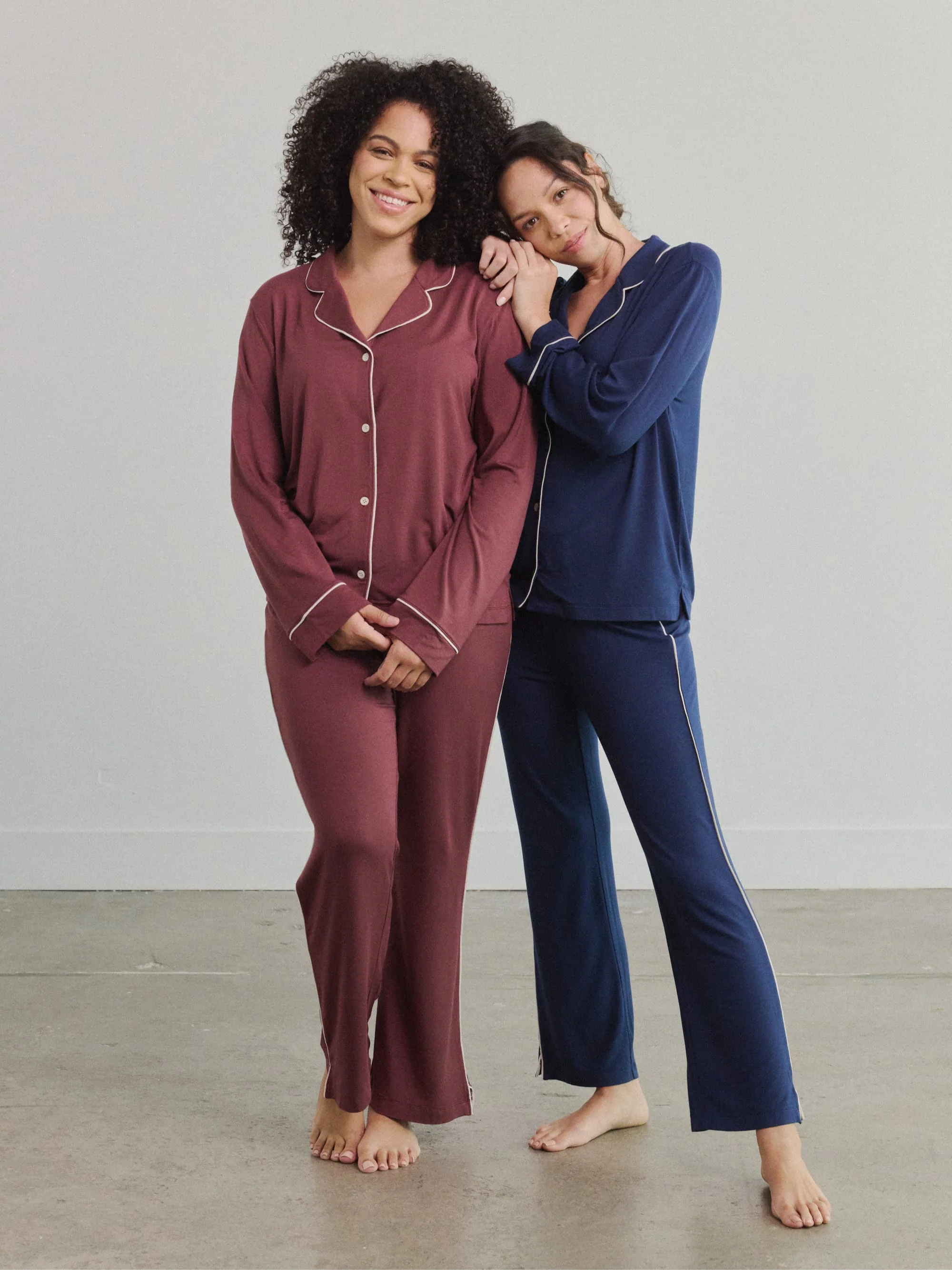 Modal Long Sleeve Pajama Set - Image 15