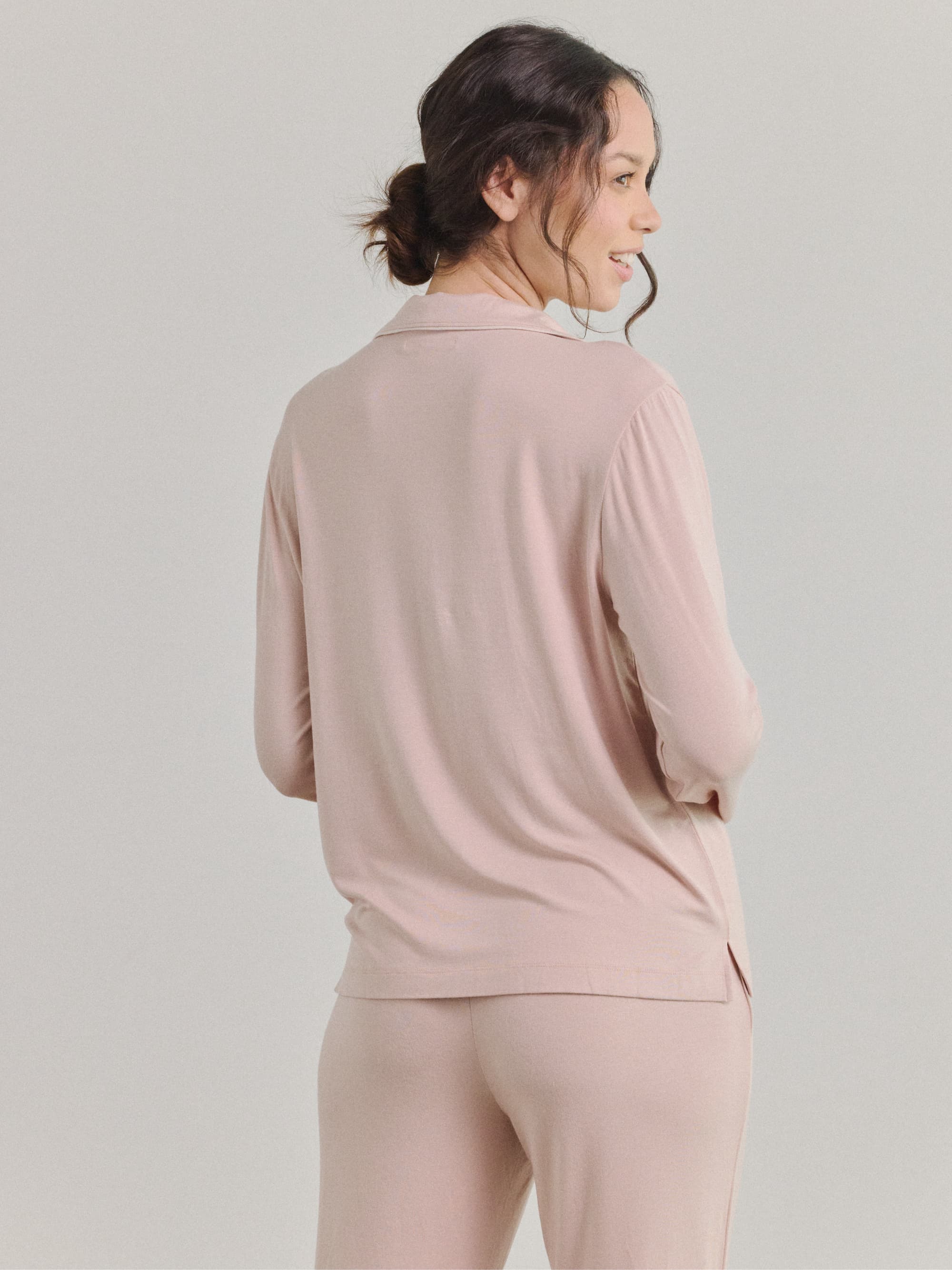 Modal Long Sleeve Pajama Set - Image 20