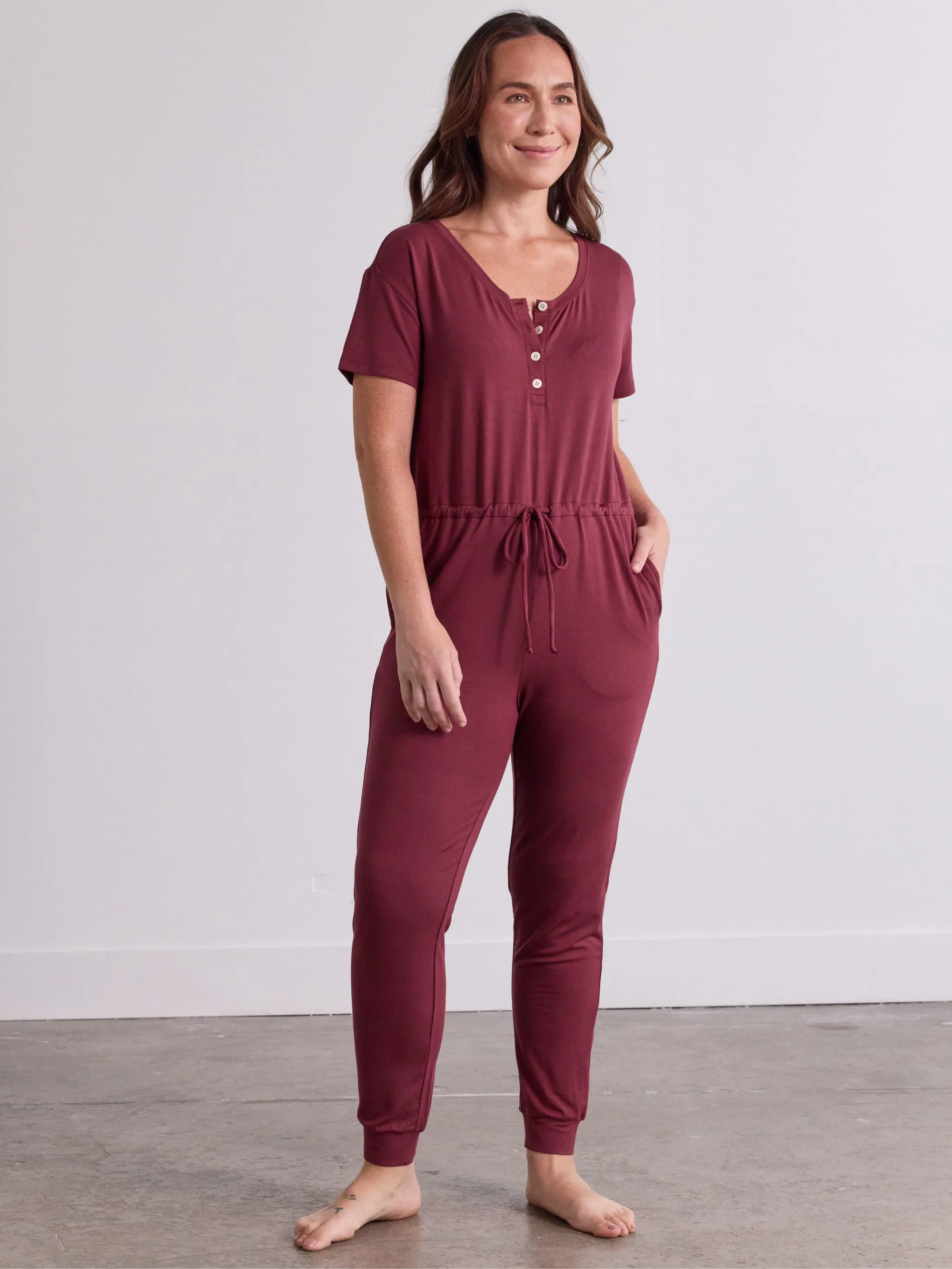 Modal Short Sleeve Jumpsuit - Image 13