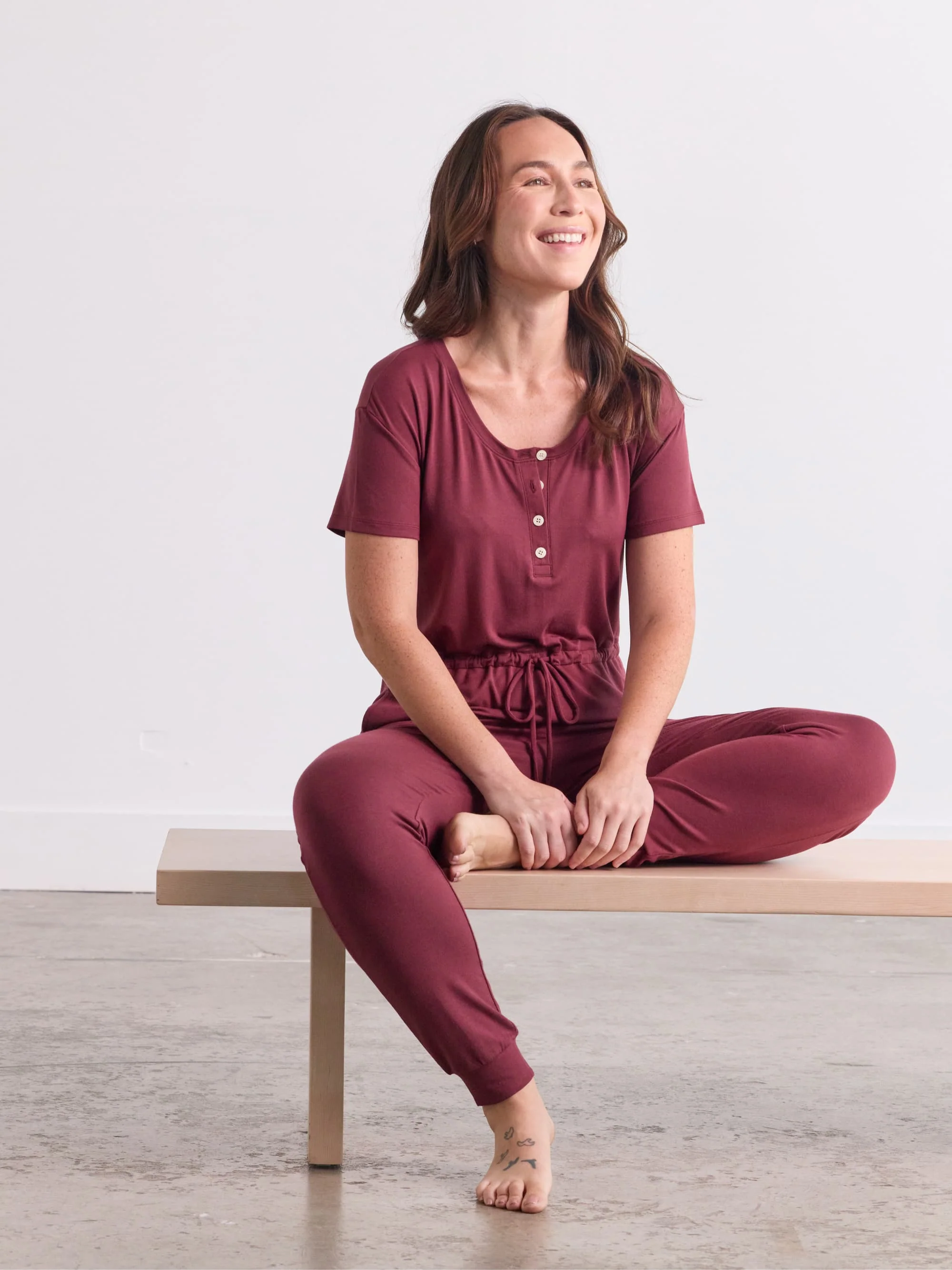 Modal Short Sleeve Jumpsuit - Image 15