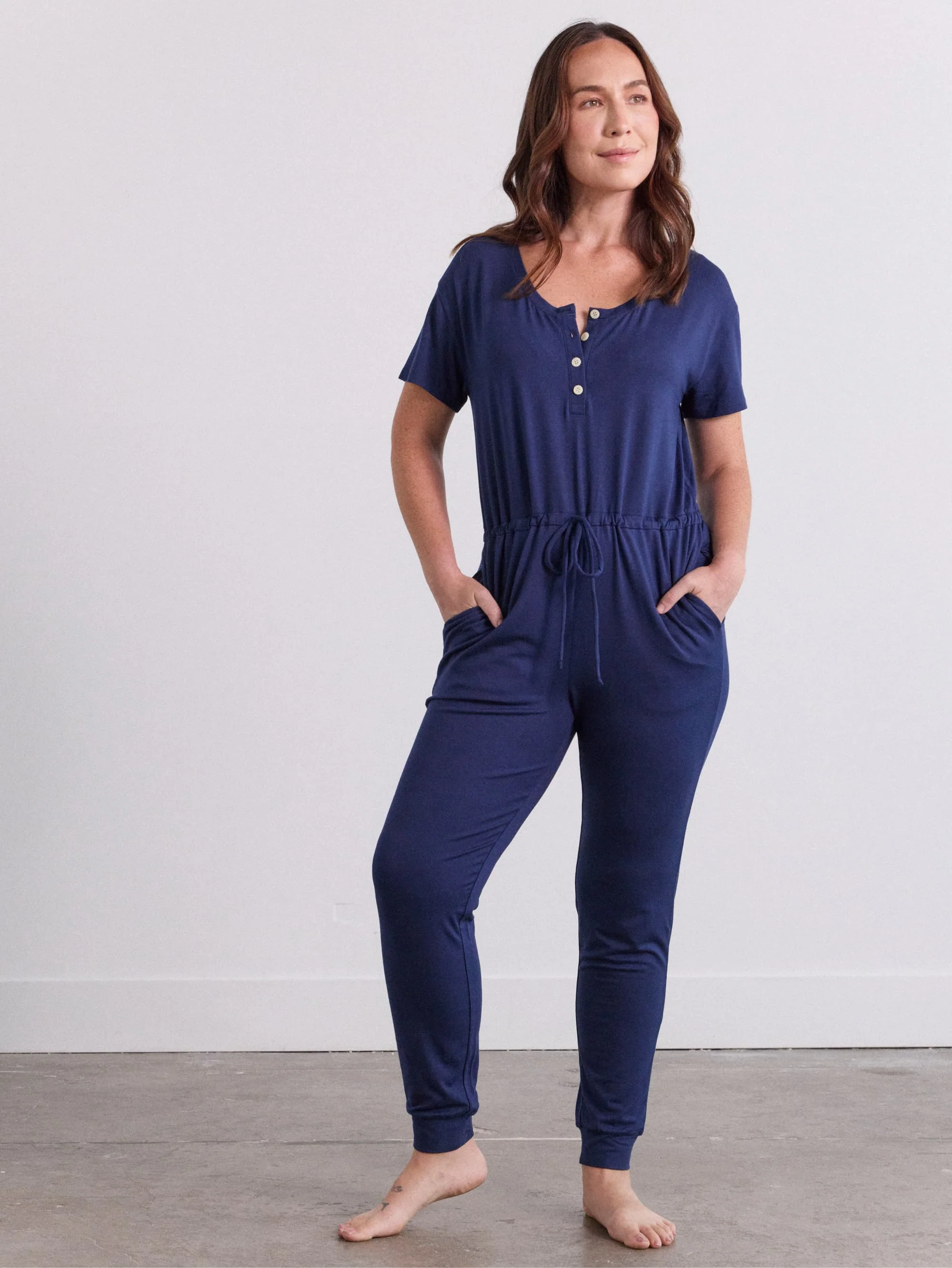 Modal Short Sleeve Jumpsuit - Image 7