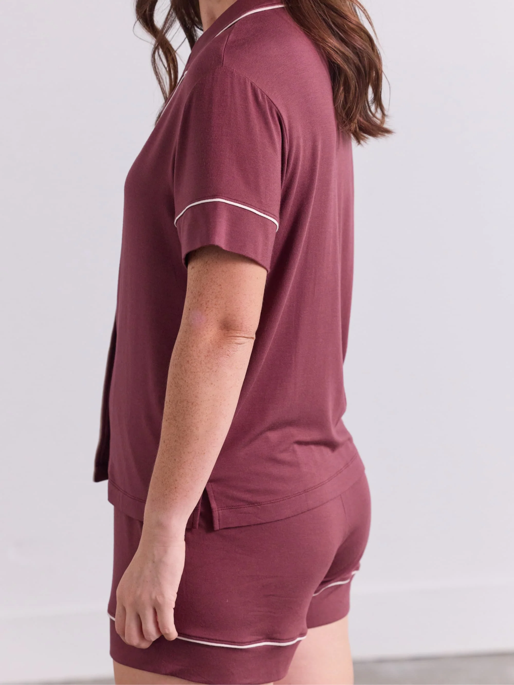 Modal Short Sleeve Pajama Set - Image 14