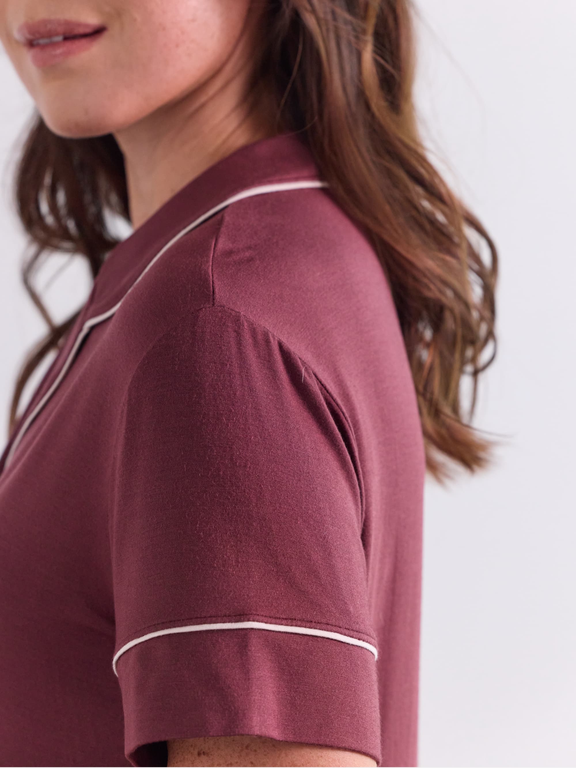 Modal Short Sleeve Pajama Set - Image 17