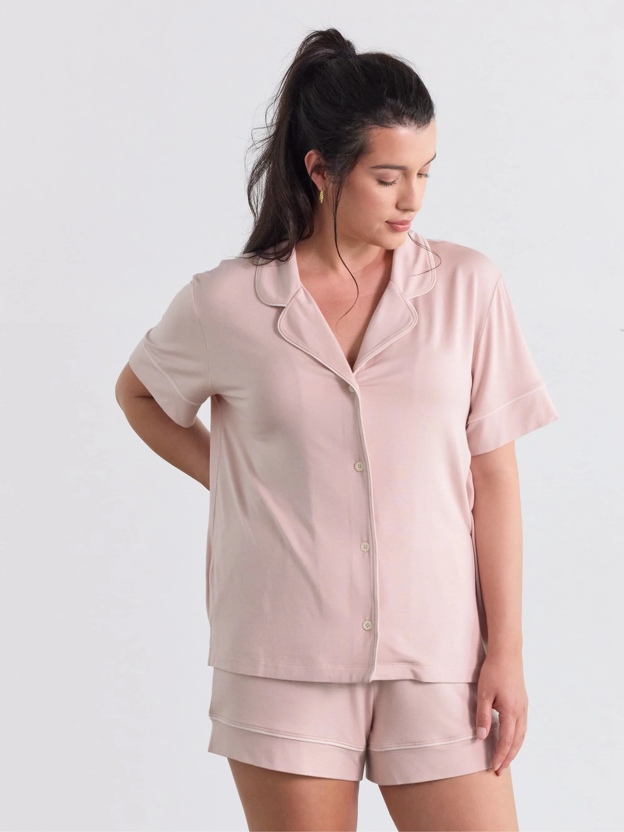 Modal Short Sleeve Pajama Set - Image 23