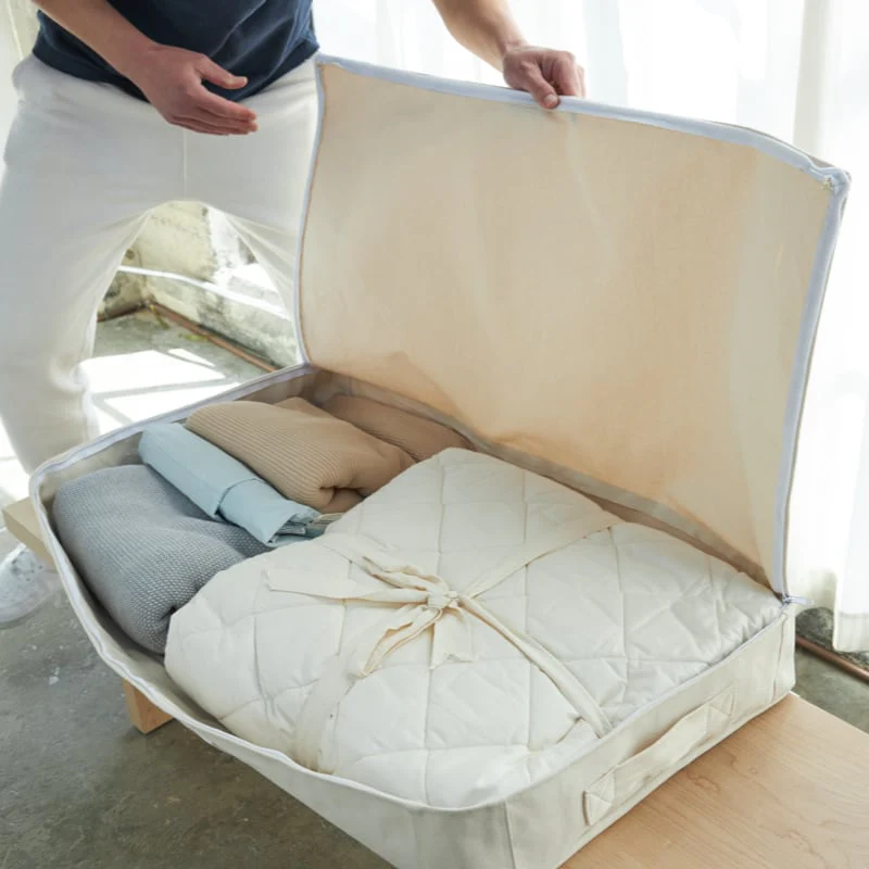 Natural Canvas Storage Bag - Image 5